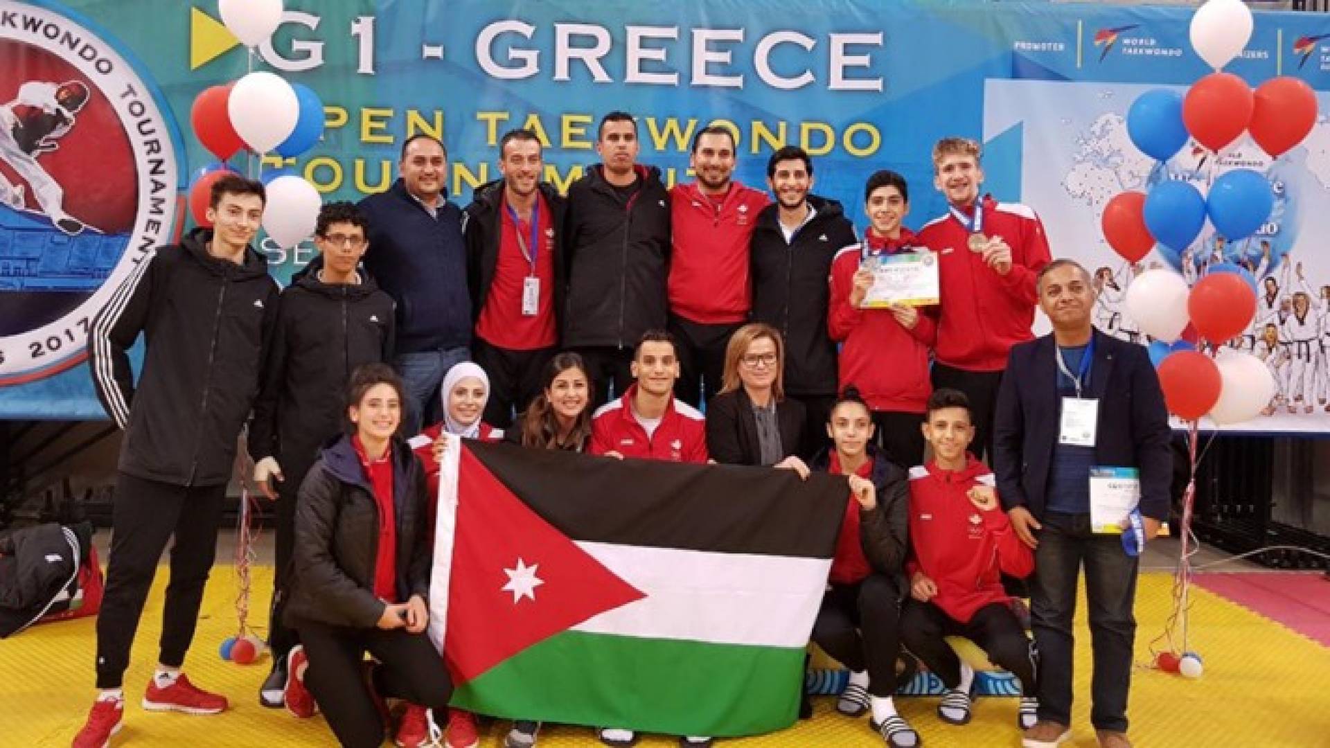 المنتخب الوطني للرجال يحتل المركز الاول في بطولة اليونان للتايكوندو