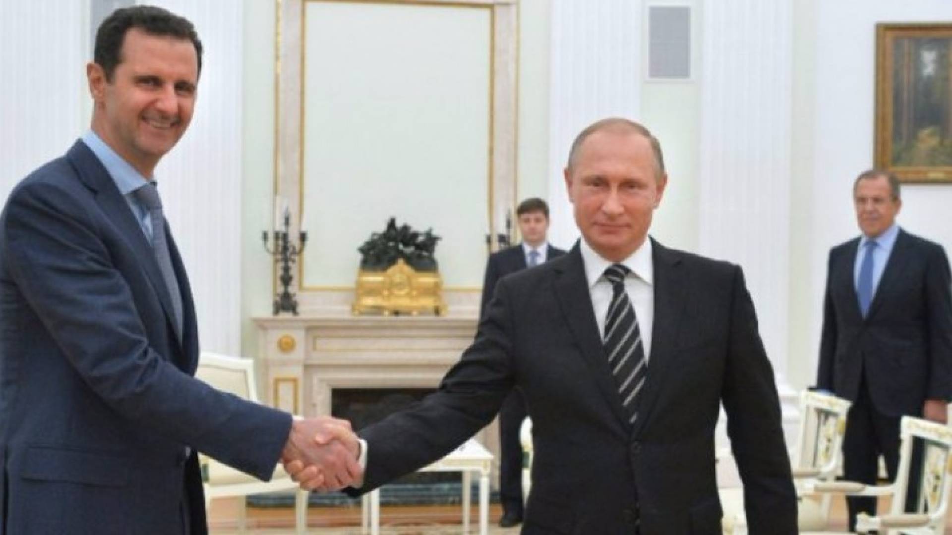 بشار الأسد وفلاديمير بوتين في موسكو
