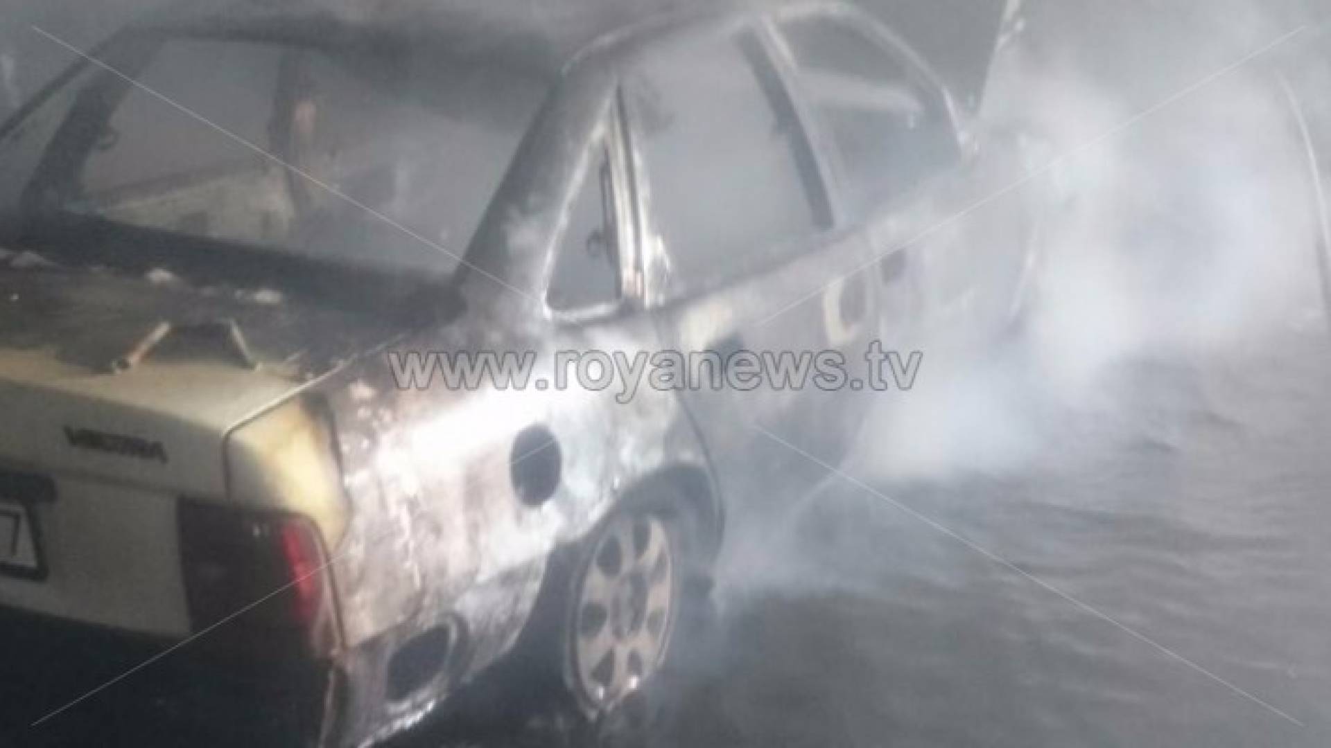 إصابات بحريق كراج في اربد