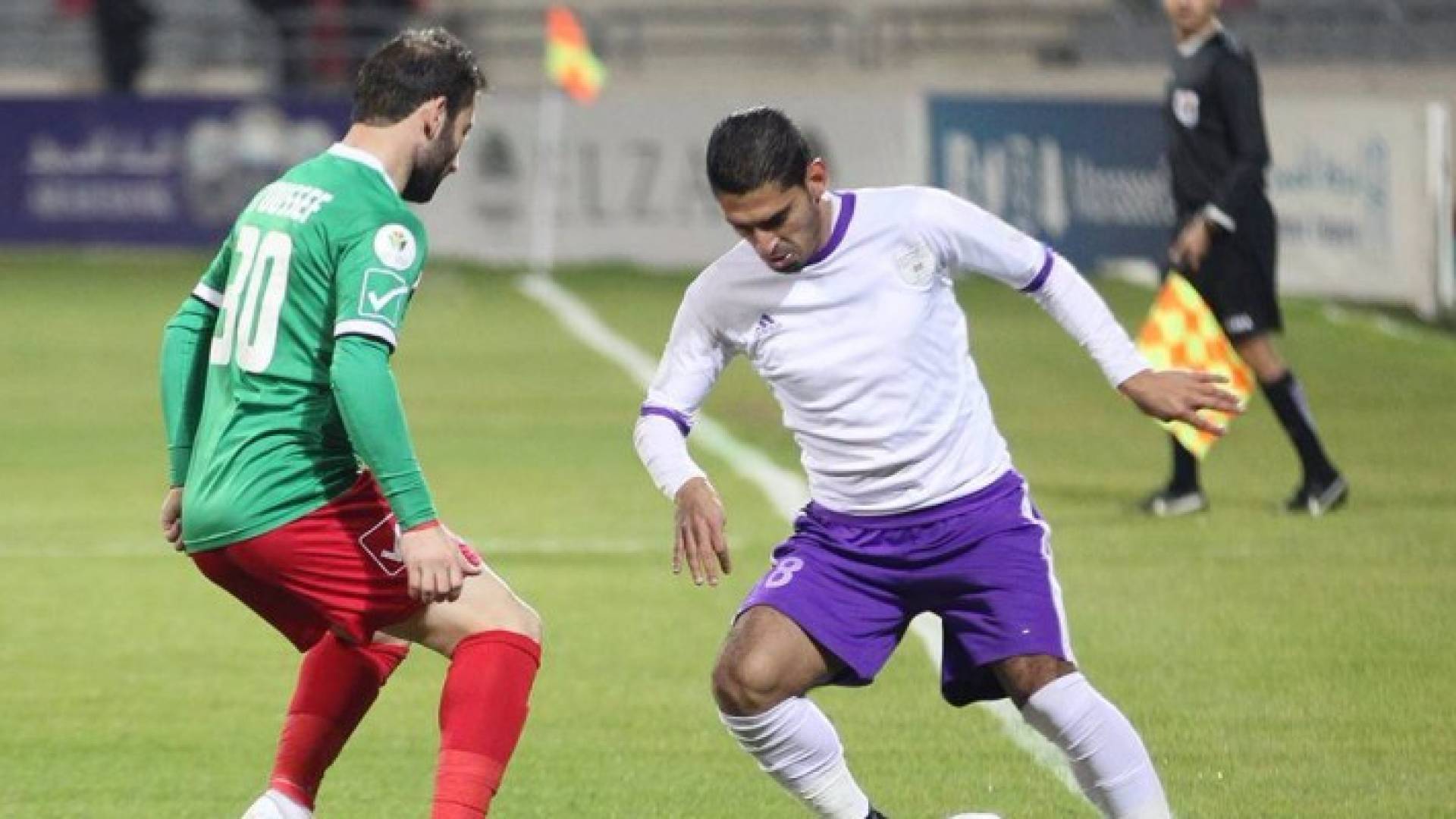 جانب من المباراة