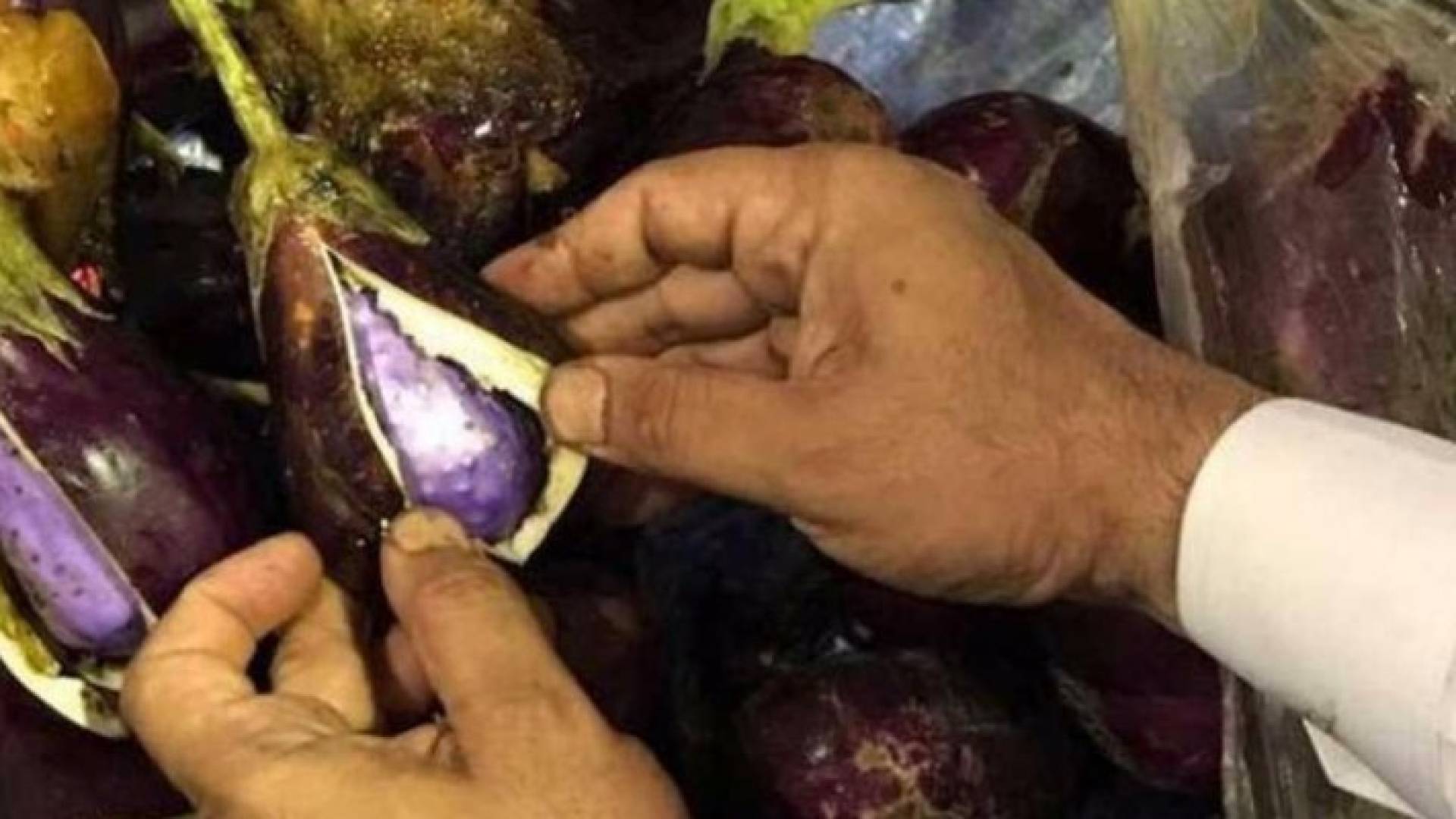 الباذنجان محشو بالحبوب المخدرة - من وكالة الأنباء السعودية