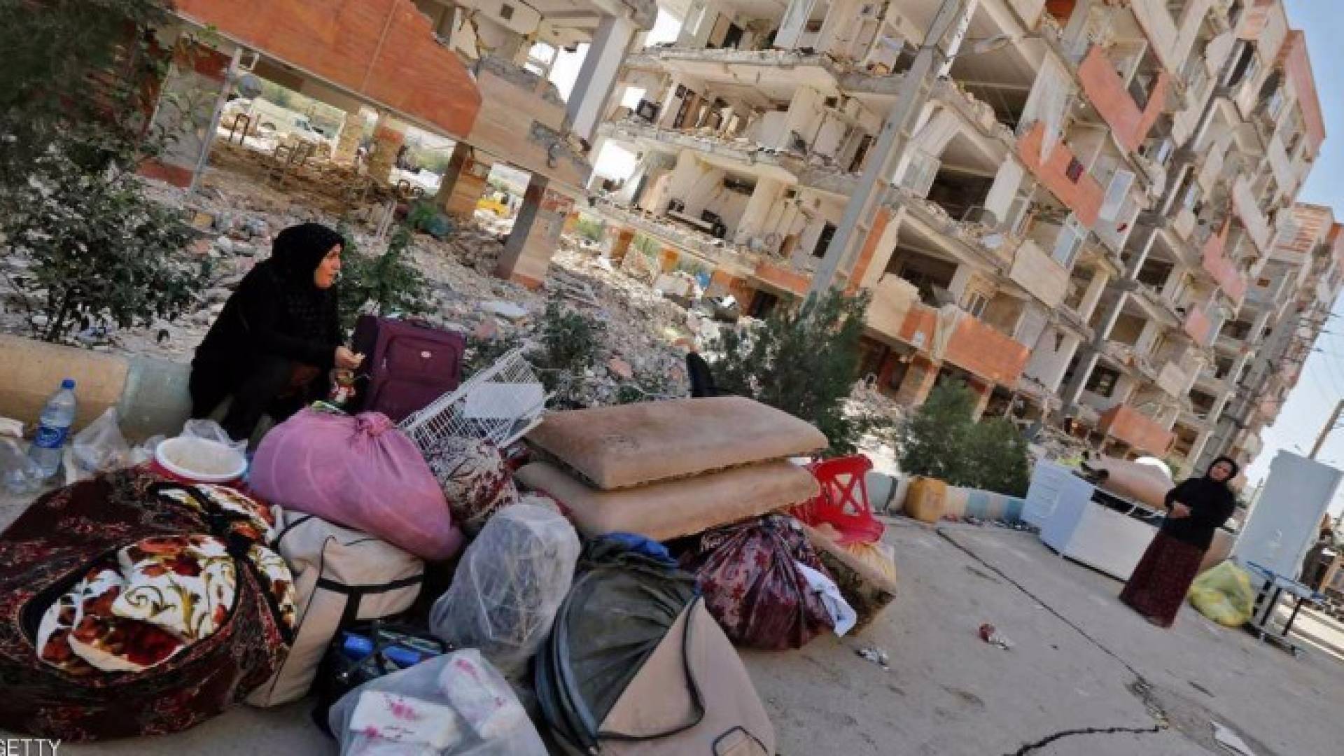 جانب من ضحايا الزلزال 