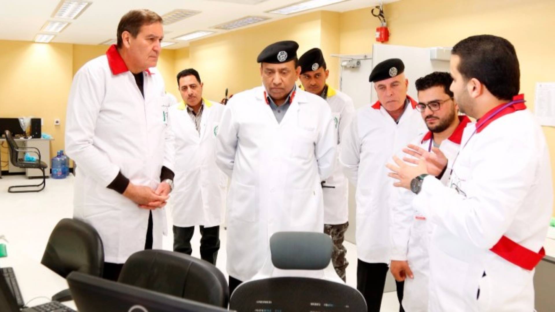 جانب من الزيارة 