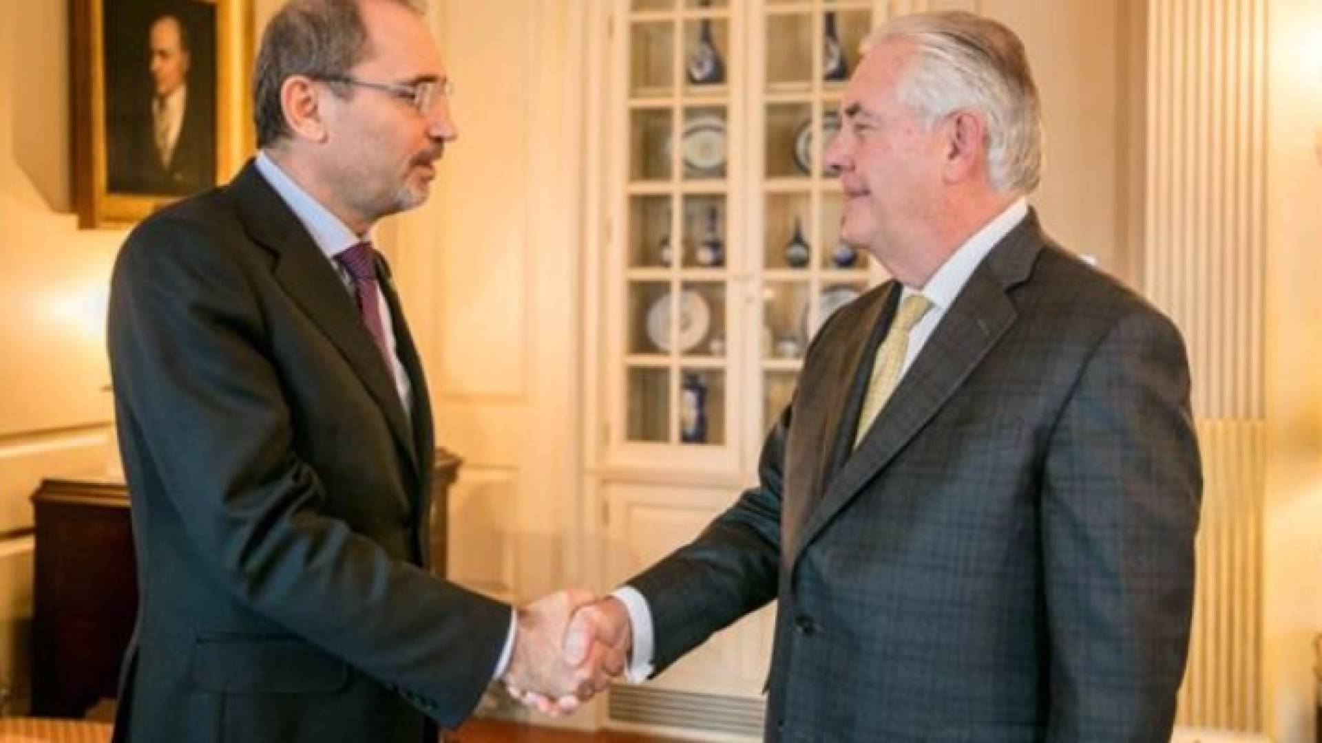 الصفدي ونظيره تيلرسون