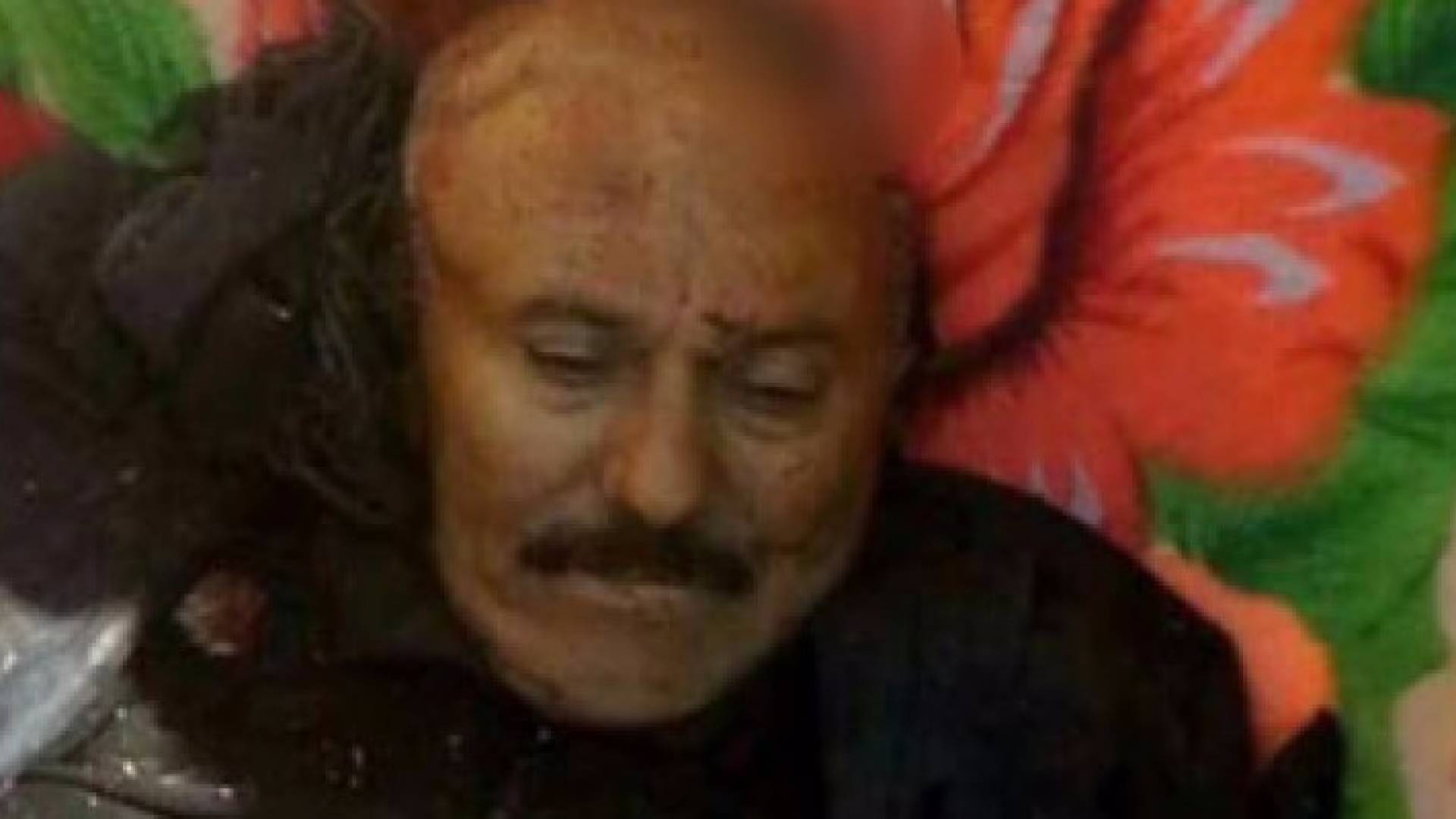 صورة نشرها الحوثيون لجثة صالح