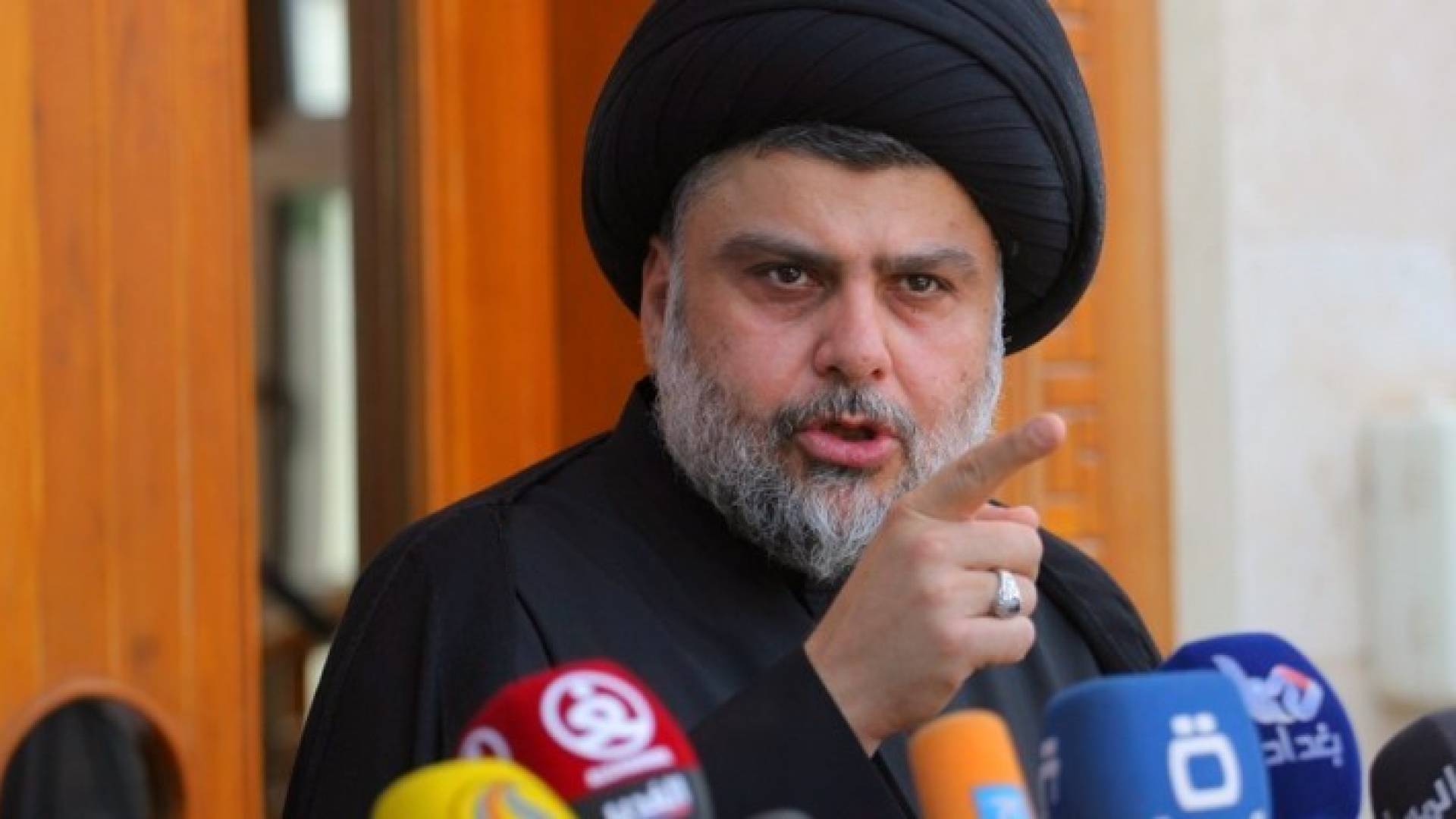 زعيم التيار الصدري في العراق مقتدى الصدر