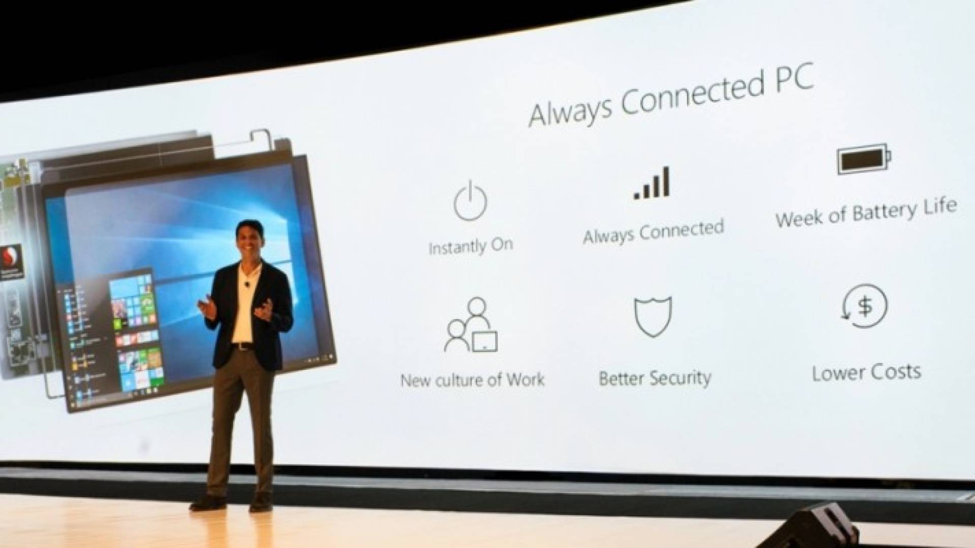 مايكروسوفت وكوالكوم تكشفان النقاب عن أجهزة الحاسب المتصلة دائما