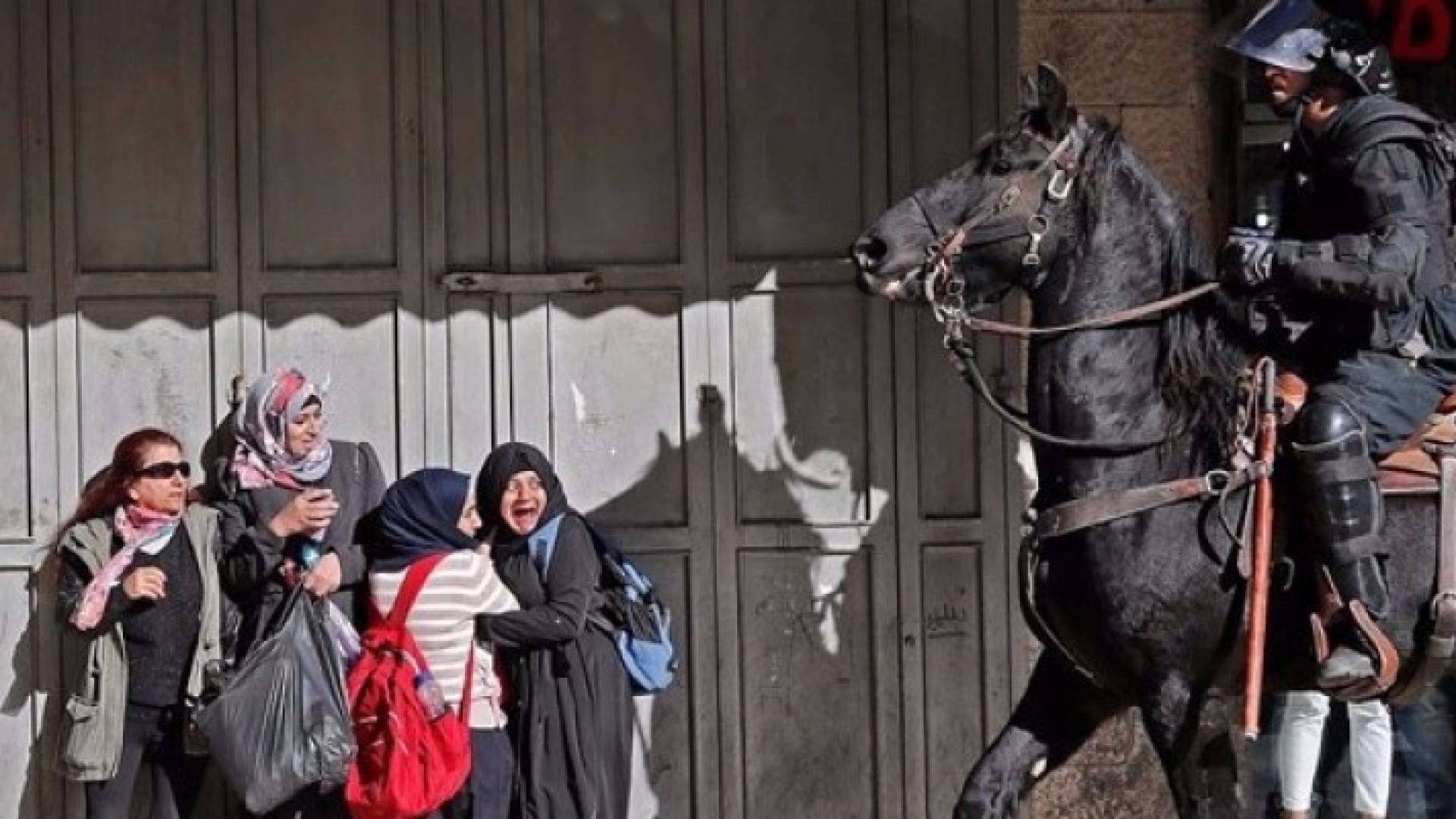 صورة خلال قمع قوات الاحتلال مسيرة سلمية في القدس