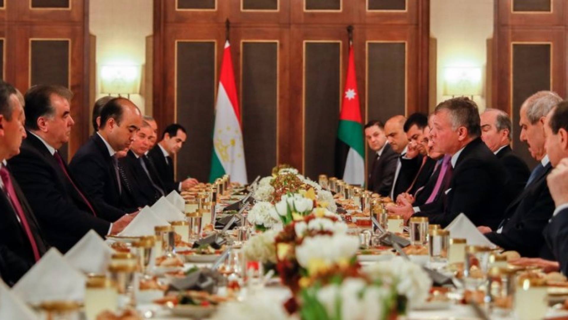 مباحثات بين جلالة الملك عبد الله الثاني ورئيس جمهورية طاجيكستان