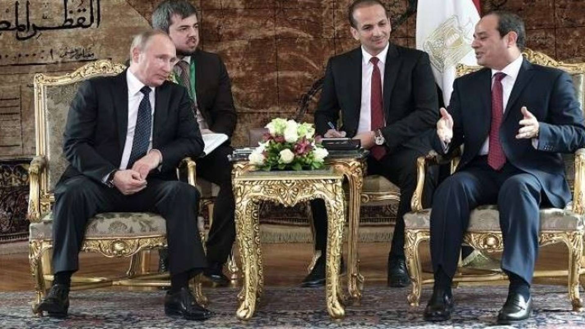 الرئيس الروسي والرئيس المصري