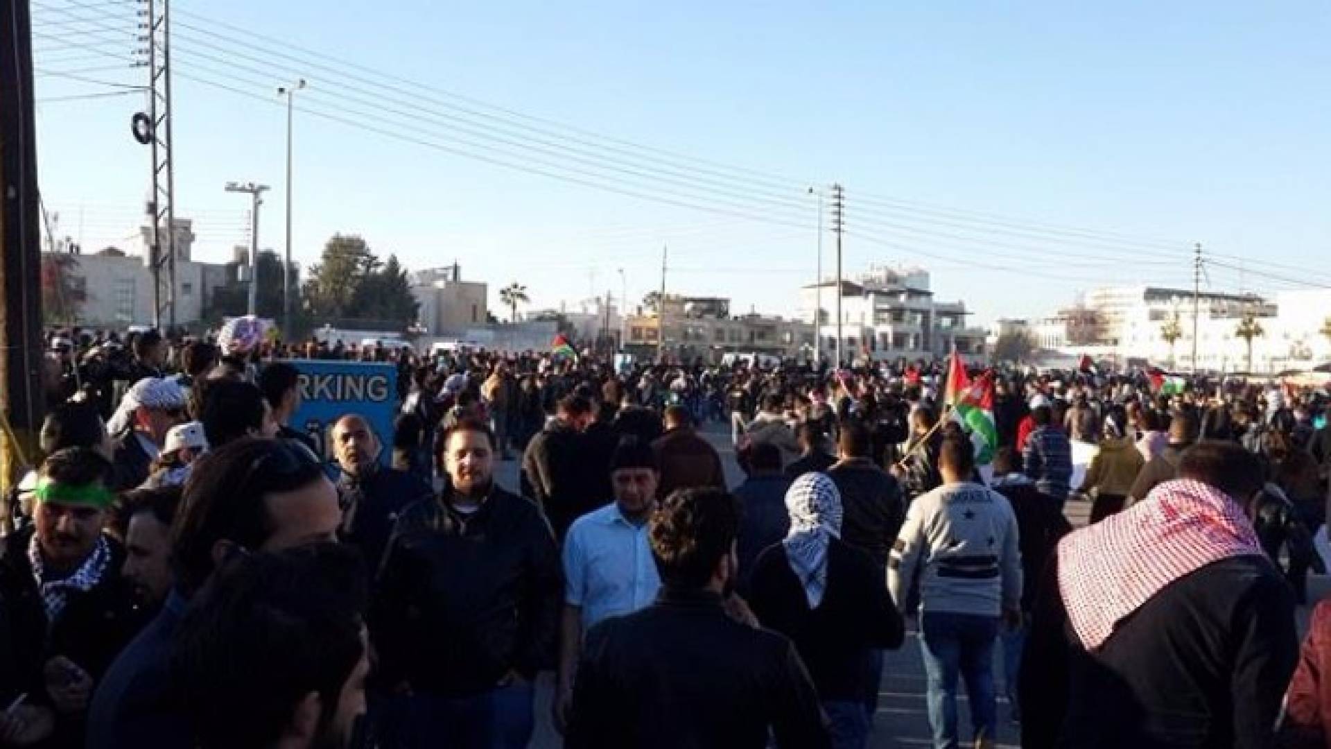 الاحتجاجات ضد القرار الأمريكي تتواصل في الأردن 