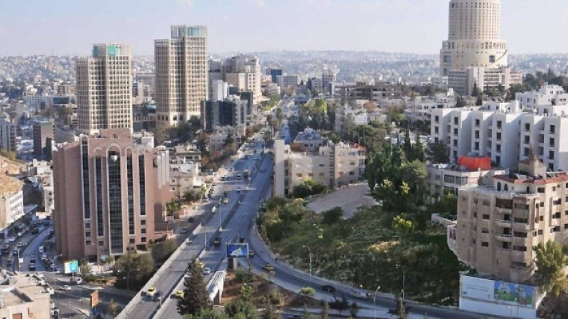 صورة عامة للعاصمة عمان 