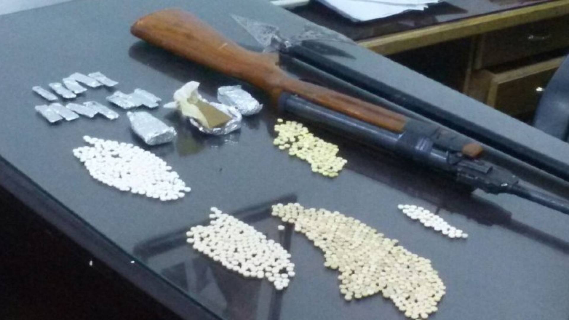 جانب من المضبوطات 