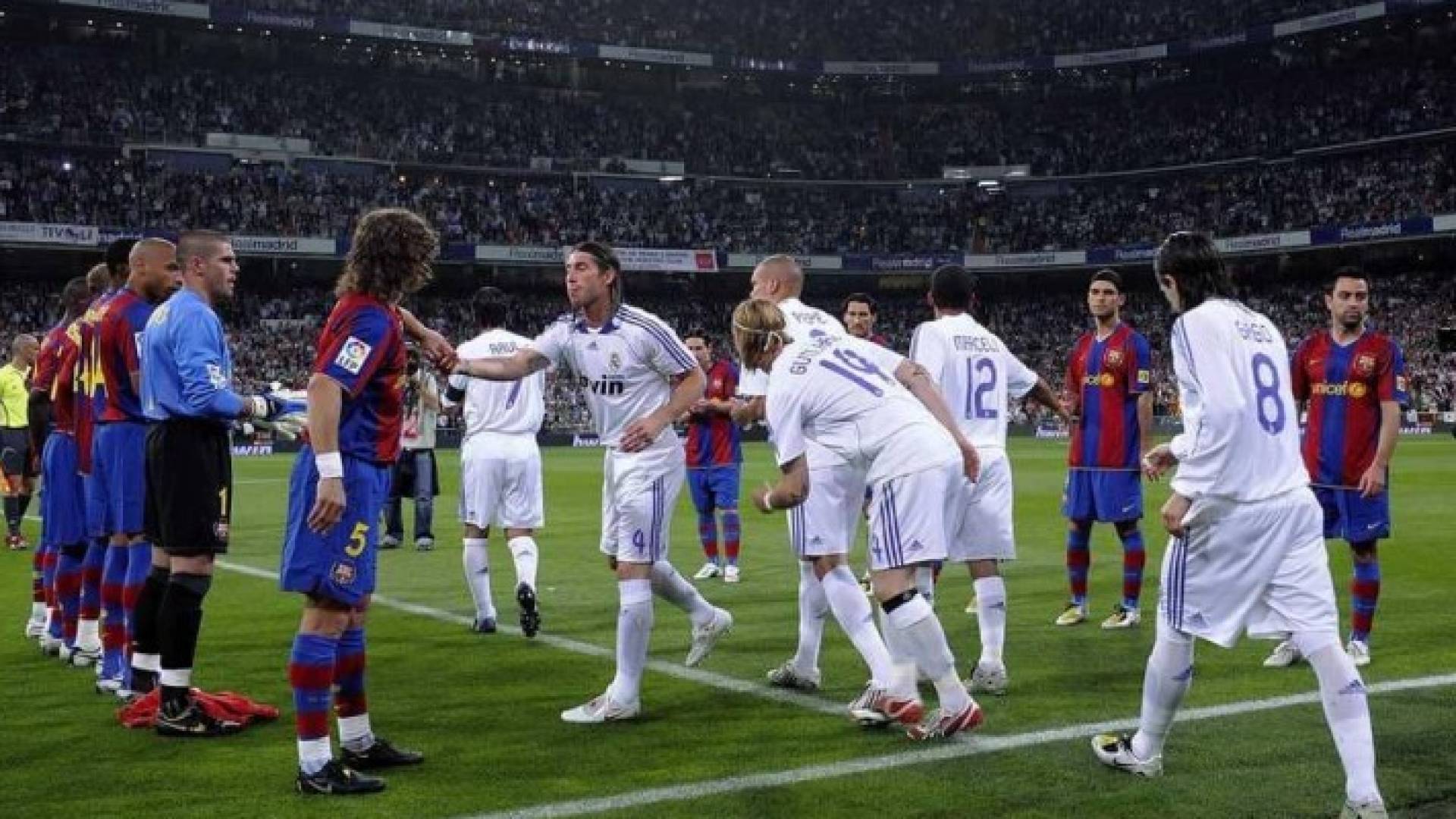 برشلونة كرم ريال مدريد في الماضي