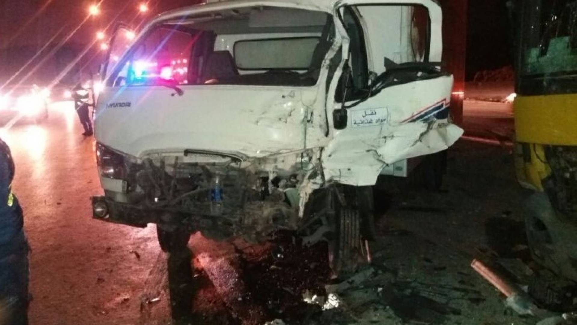 جانب من الحادث 