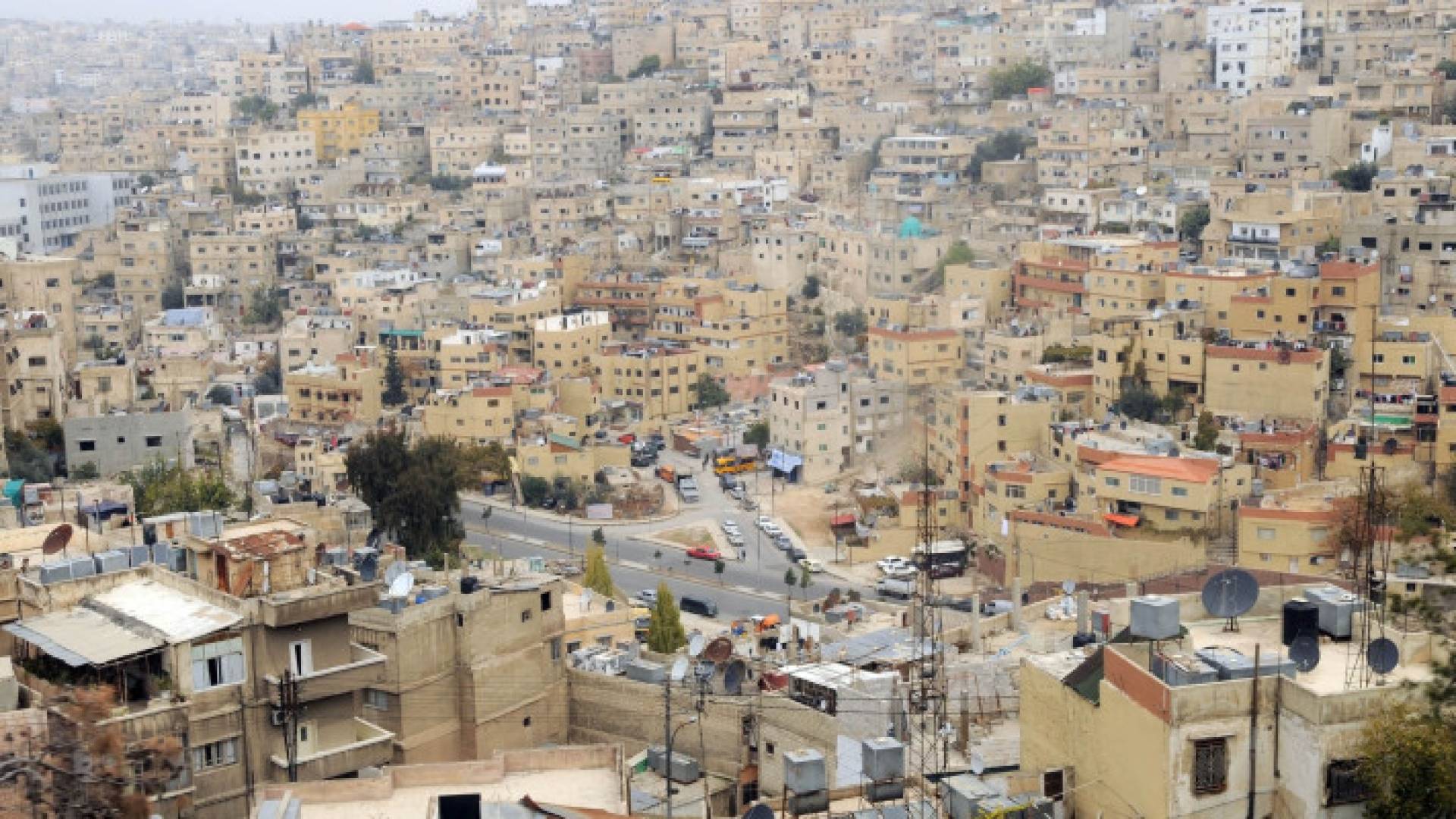 أحد المناطق السكنية في عمان