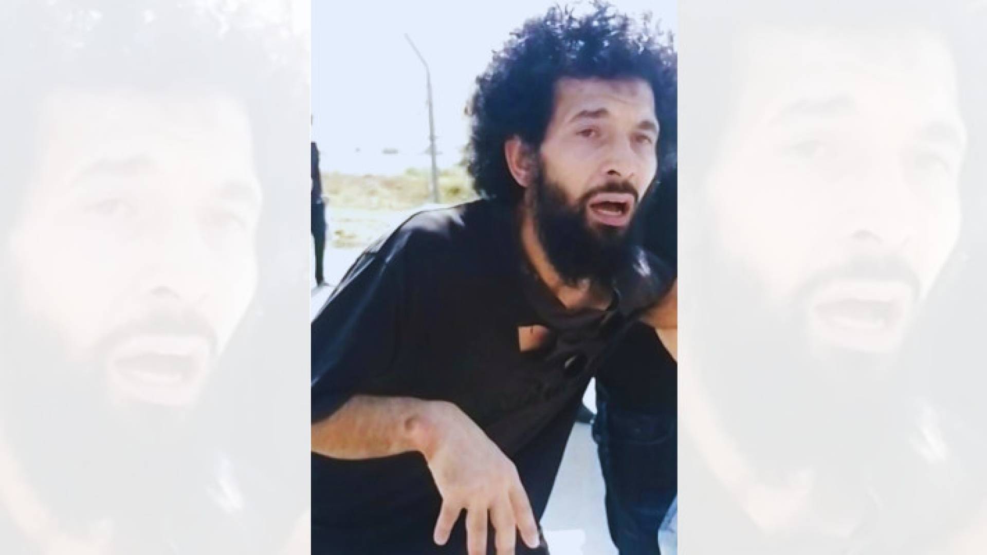 الأسير الفلسطيني المحرر معزز عبيات عقب خروجه من سجن الاحتلال