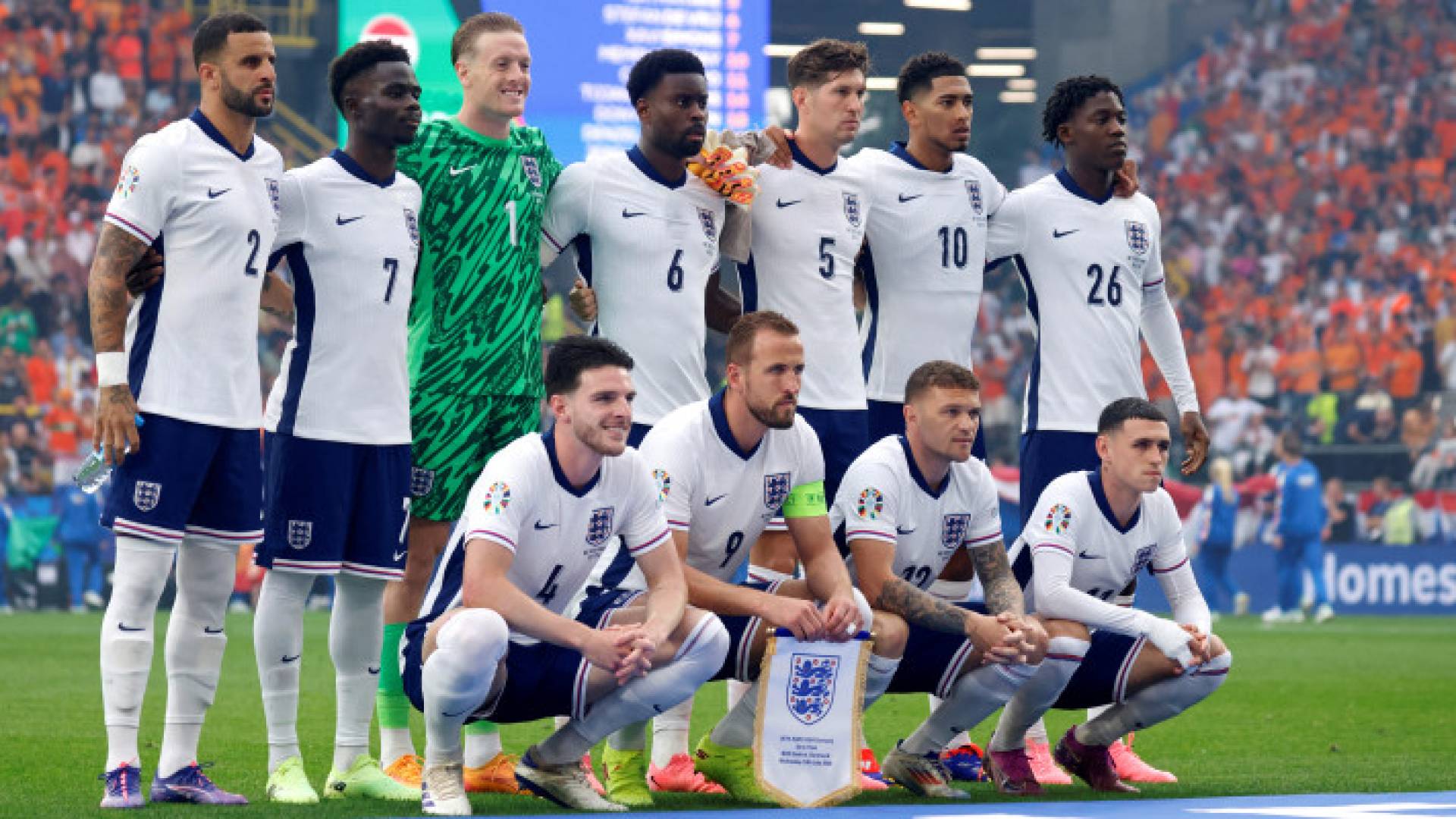 فريق إنجلترا في نصف نهائي بطولة يورو 2024