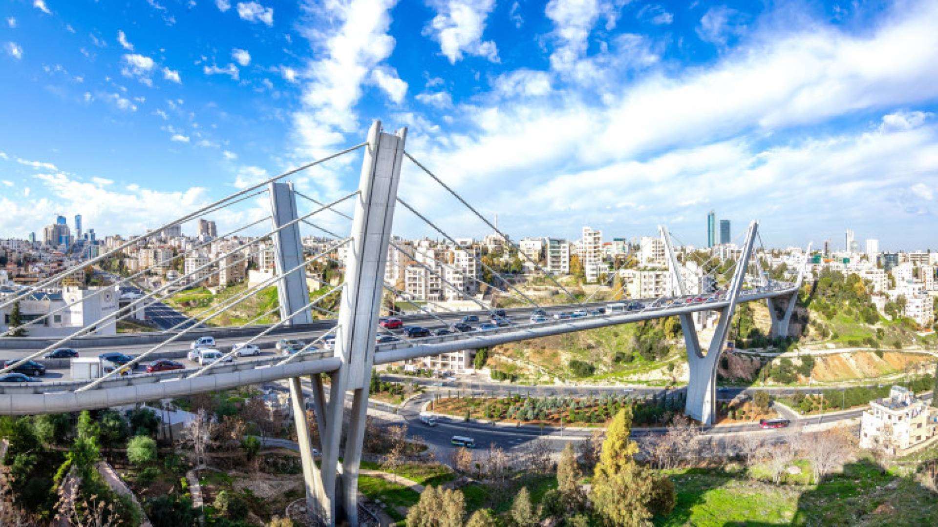 جسر عبدون في العاصمة عمان