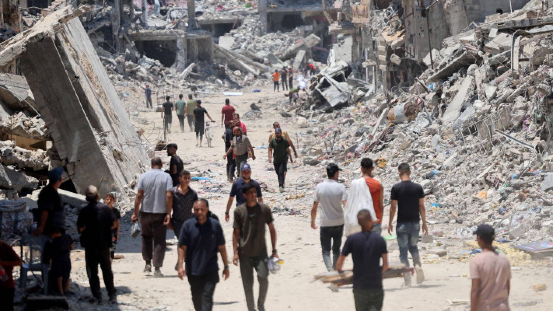 آثار الدمار في غزة