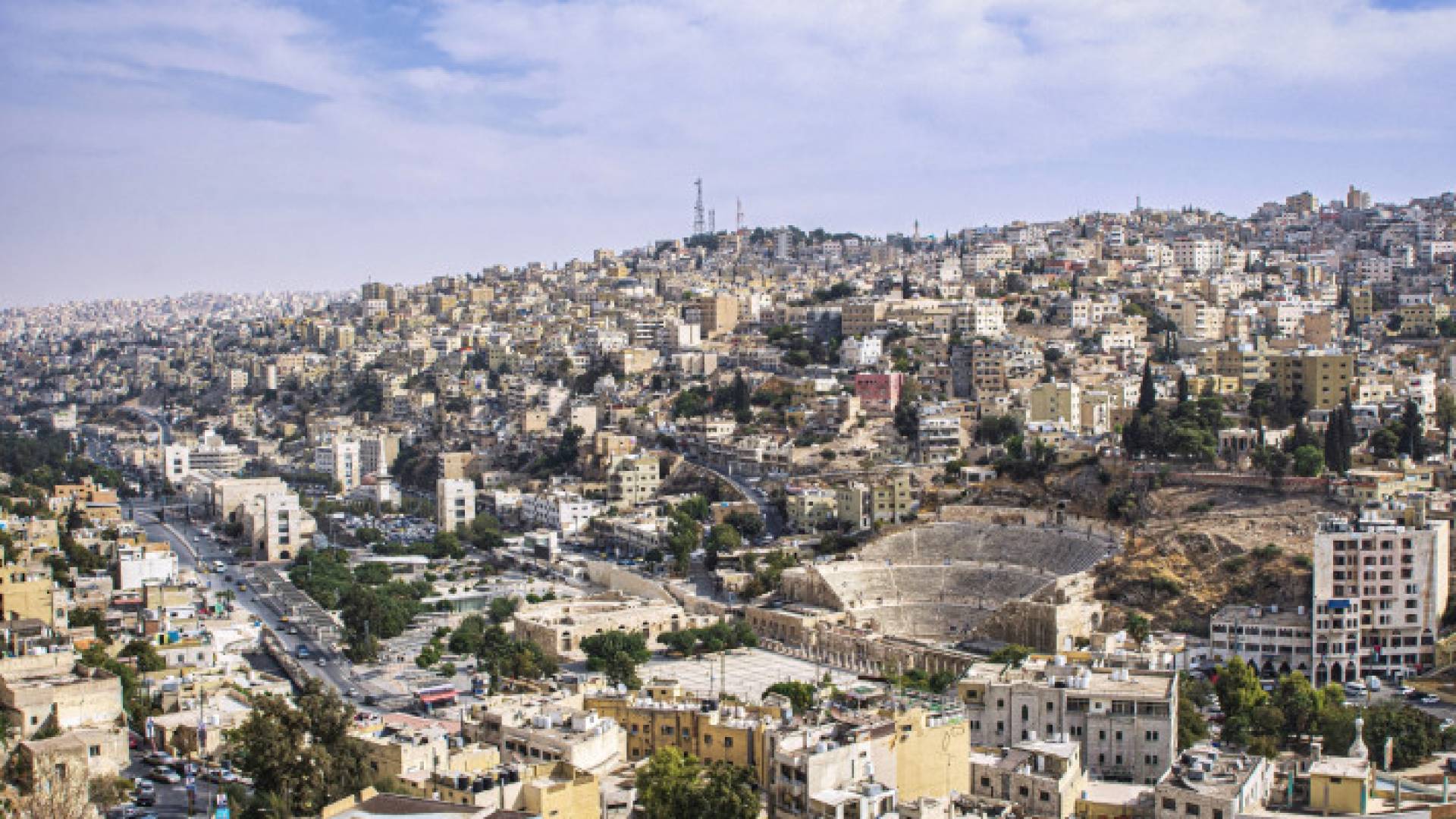 جانب من العاصمة عمان