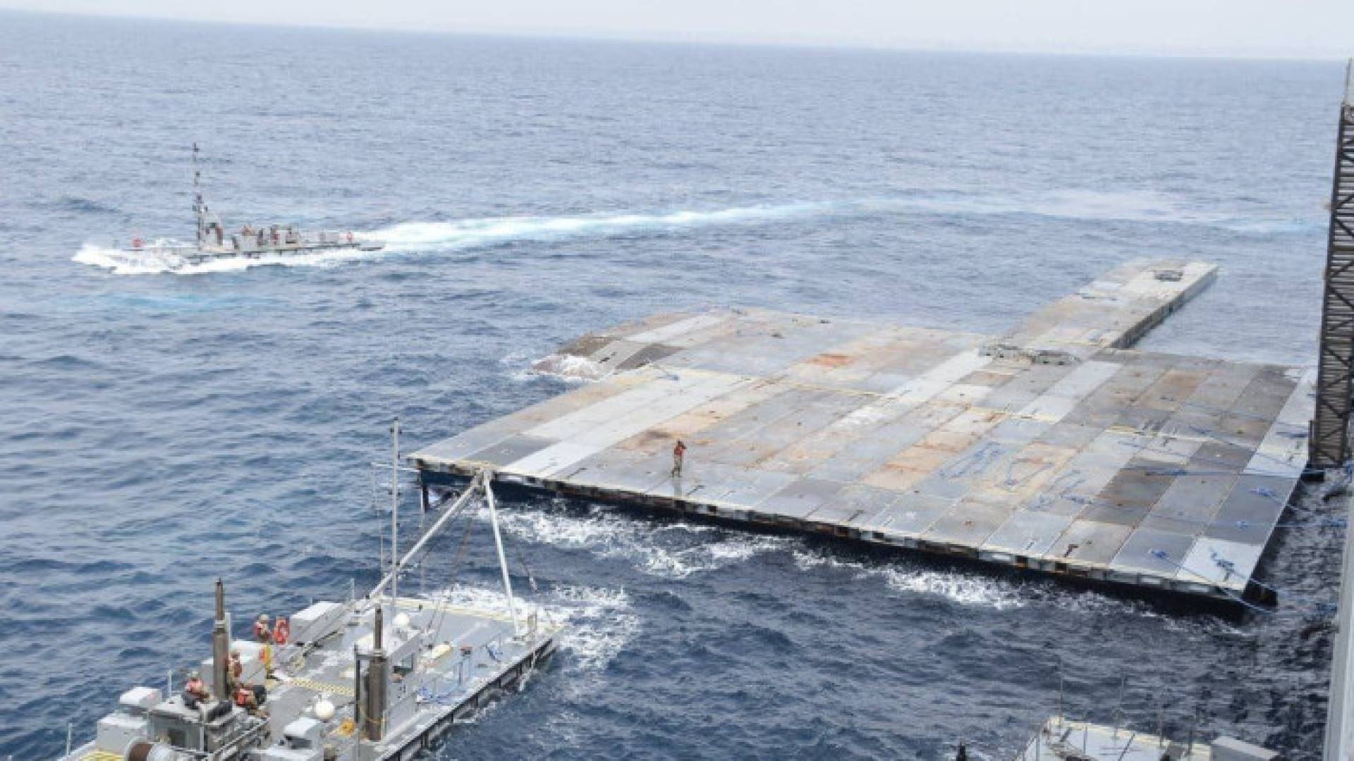 الرصيف المؤقت في غزة