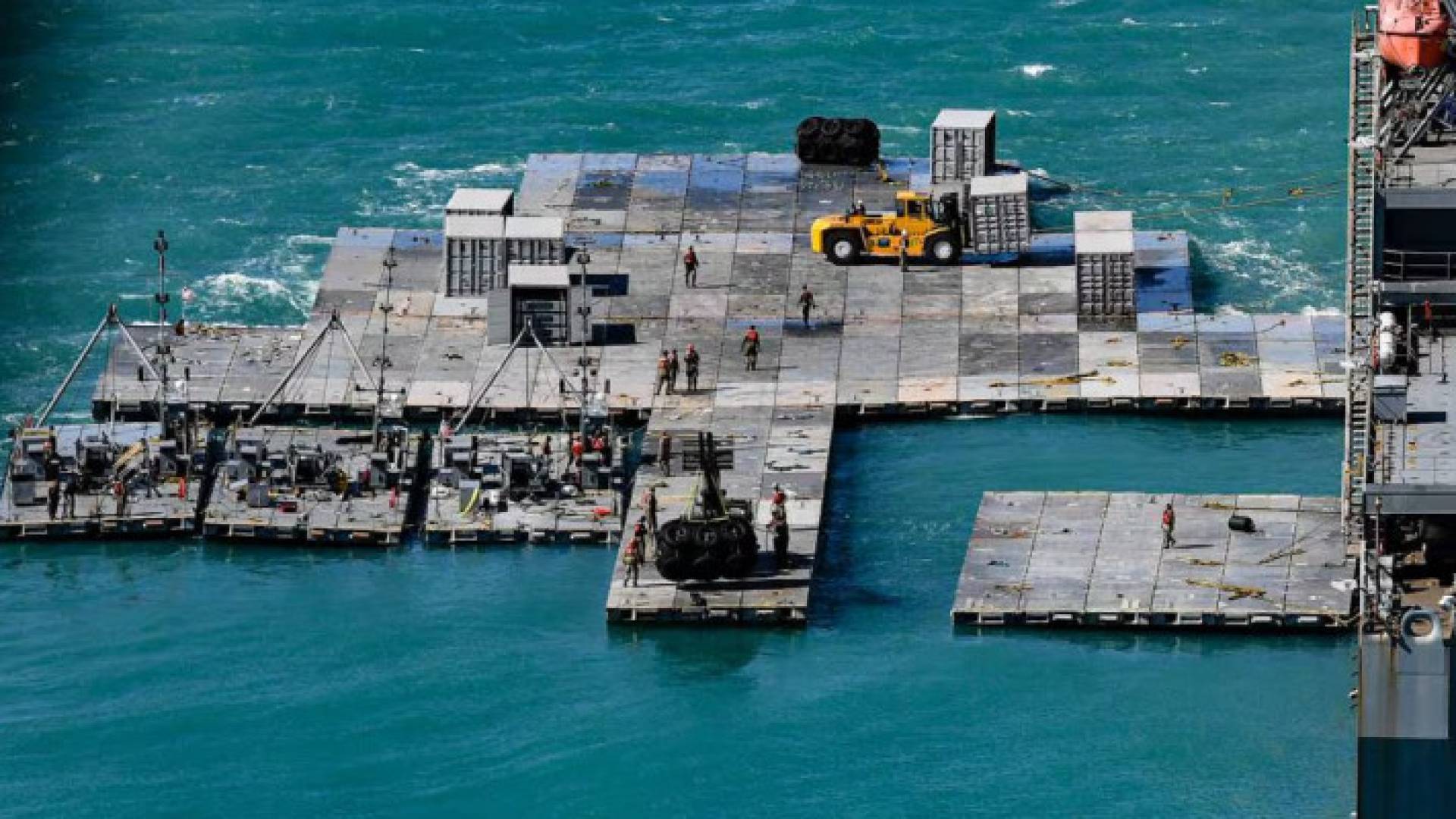 الرصيف البحري الأمريكي في غزة - أرشيفية