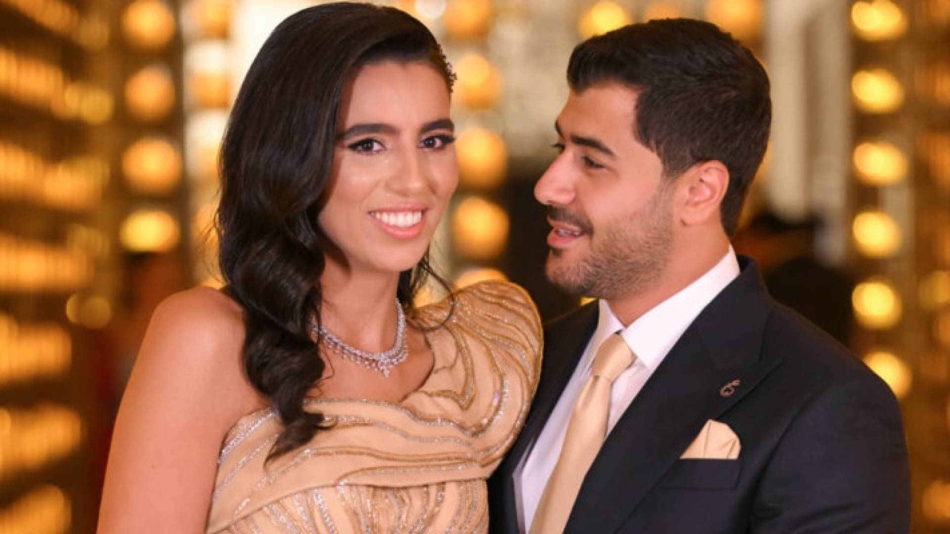 نور ابنة رجل الاعمال زايد البداد تتألق في حفل خطوبتها على رجل الأعمال عبد المحسن الصغير في عمان