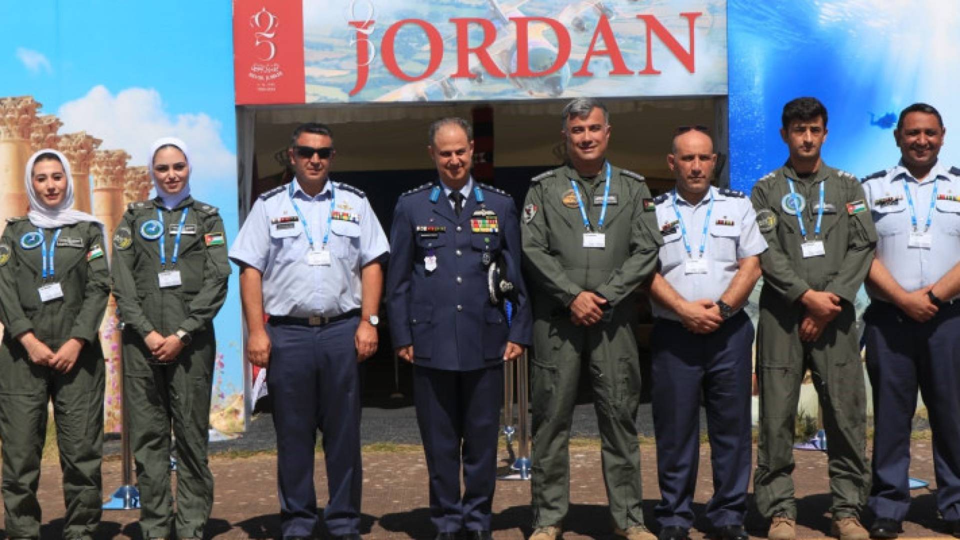 سلاح الجو الملكي الأردني يفتتح جناحه في المعرض الجوي الدولي Air Tattoo