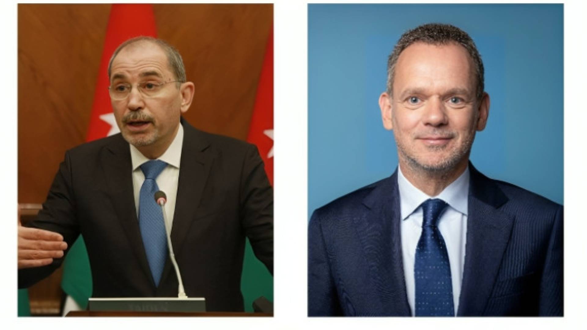 وزير الخارجية وشؤون المغتربين أيمن الصفدي وزوزير خارجية هولندا،كاسبر فيلدكامب