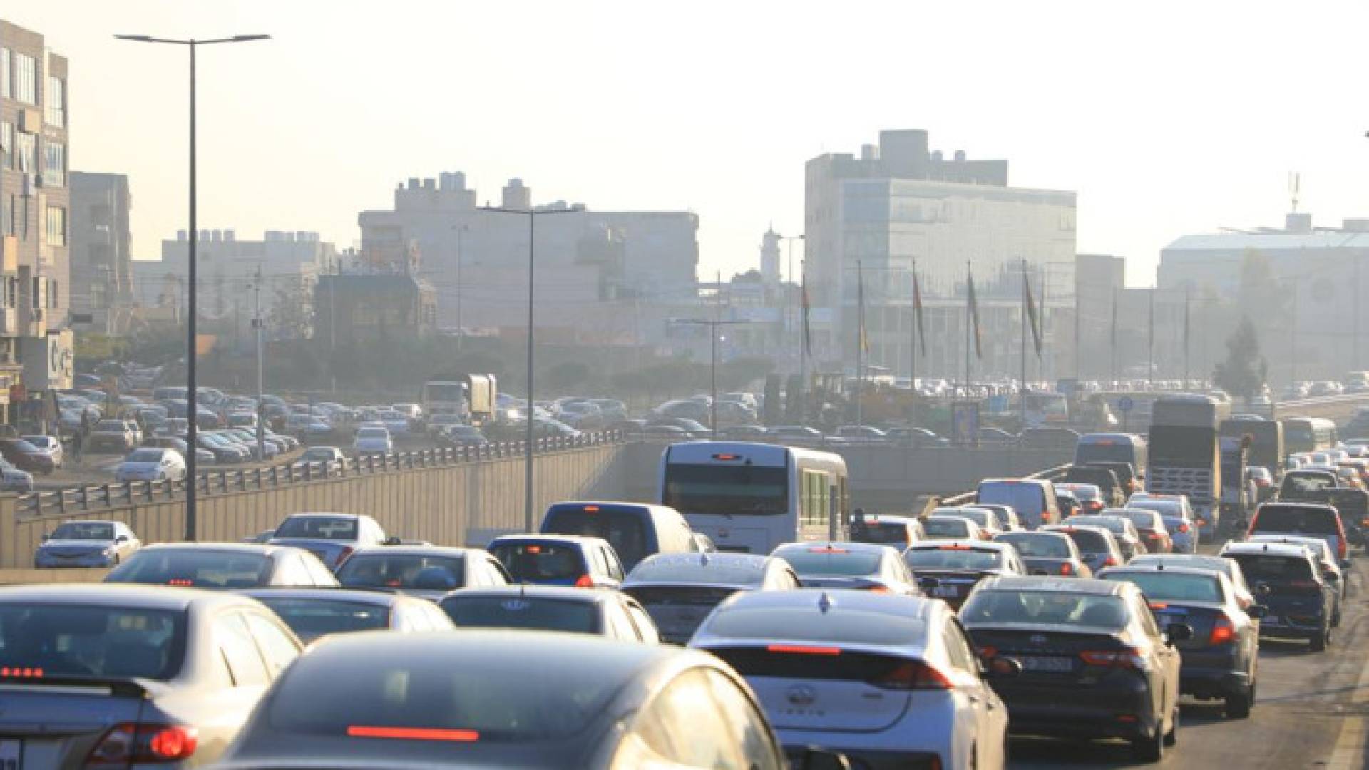 أزمة سير في العاصمة عمان