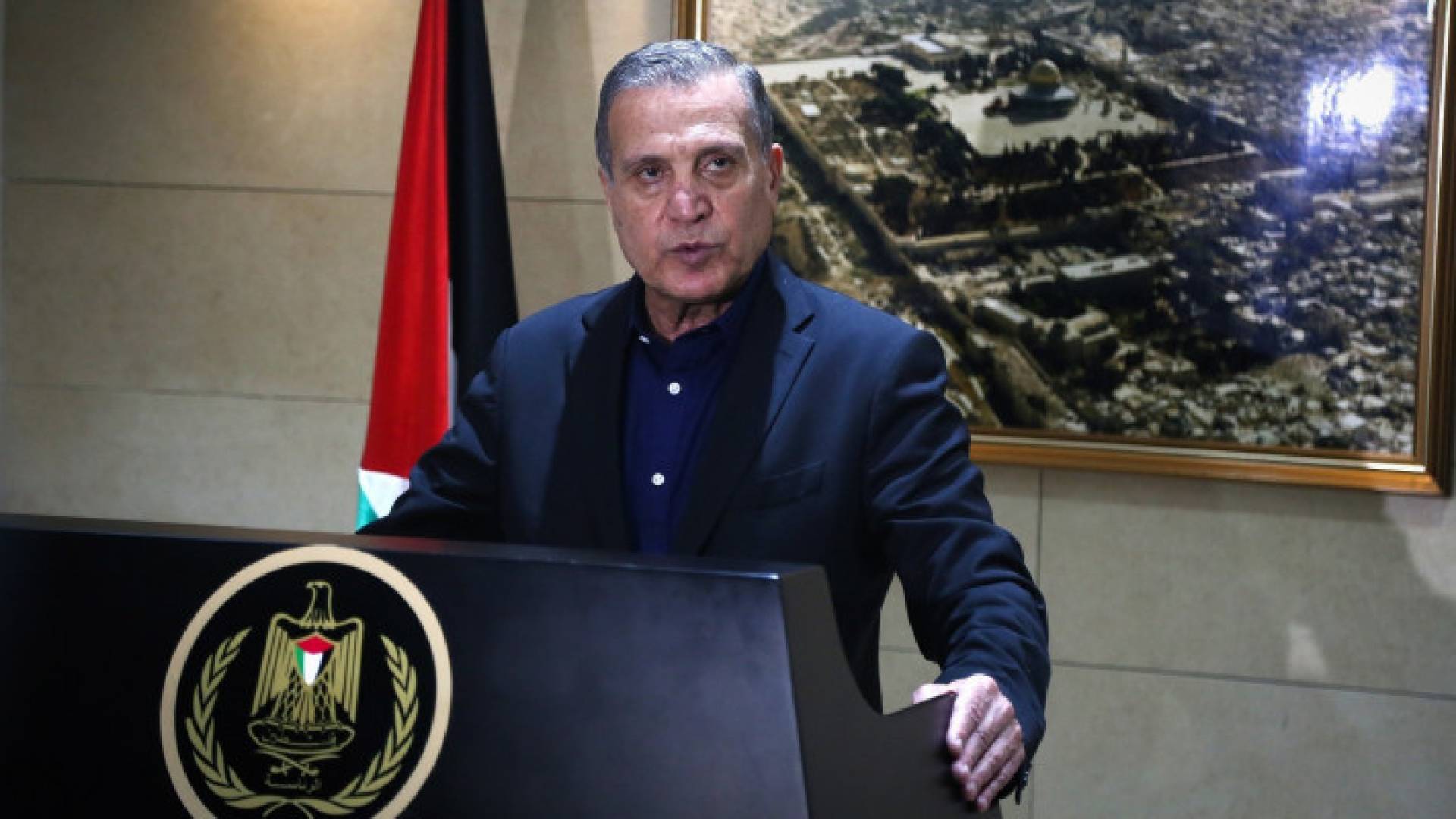 الناطق باسم الرئاسة الفلسطينية نبيل أبو ردينة