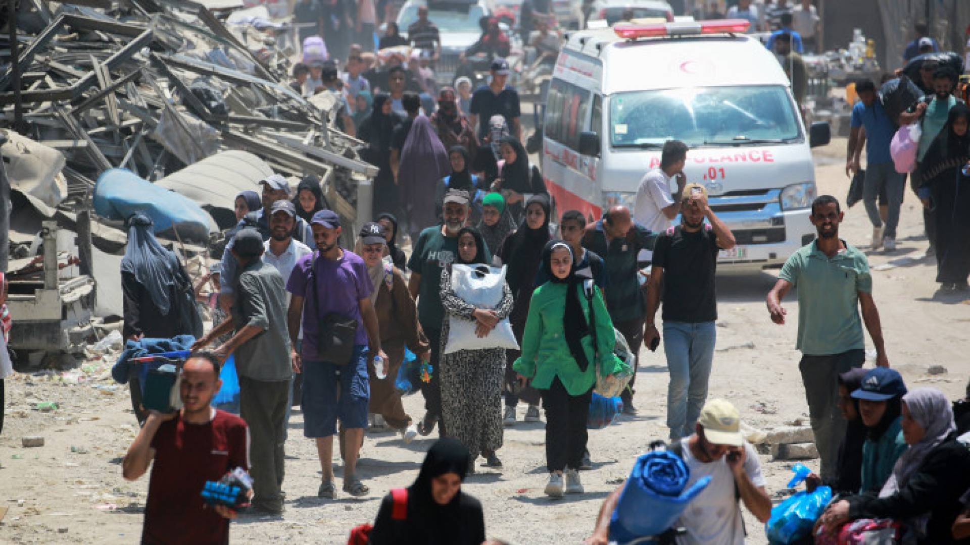 تهجير جديدة للفلسطينيين من خان يونس