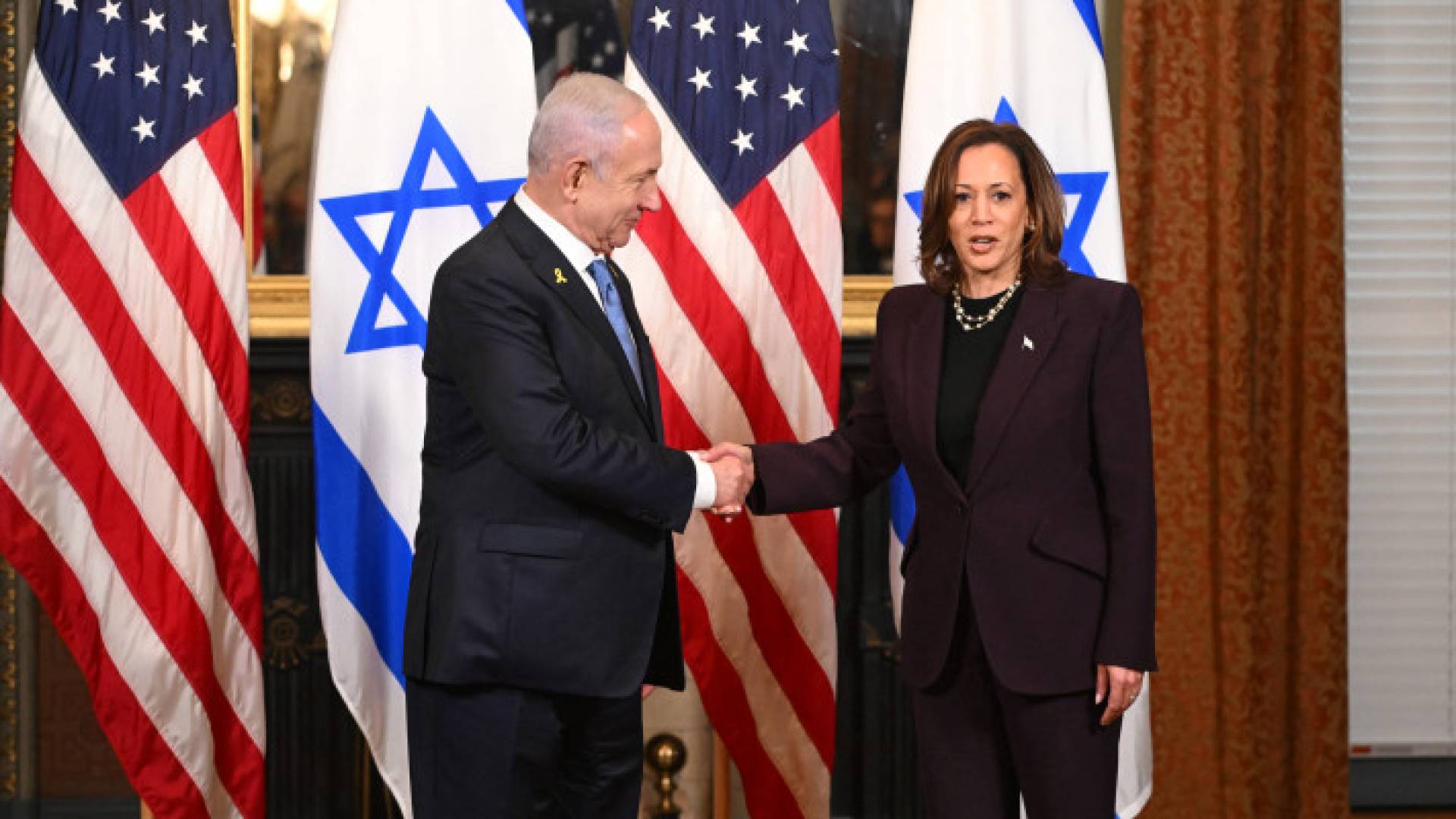 هاريس ونتنياهو