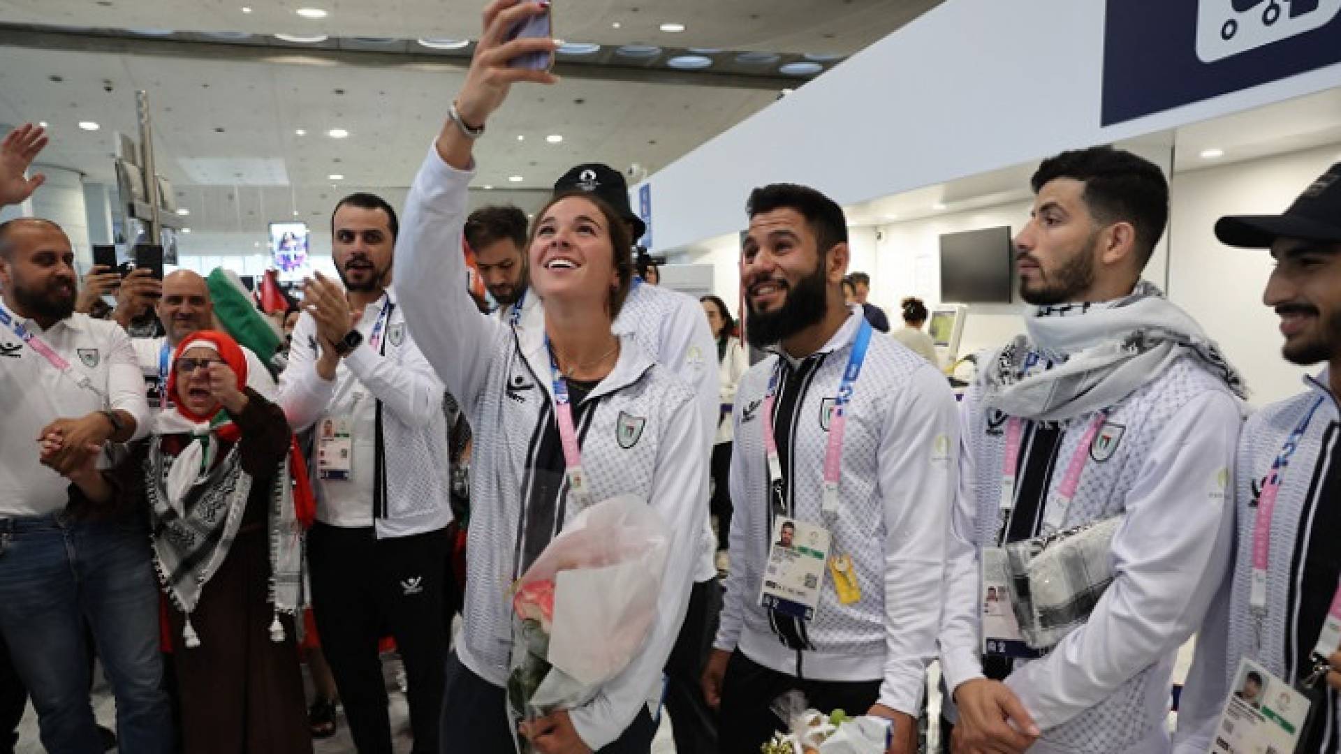 البعثة الفلسطينية المشاركة في أولمبياد باريس 2024