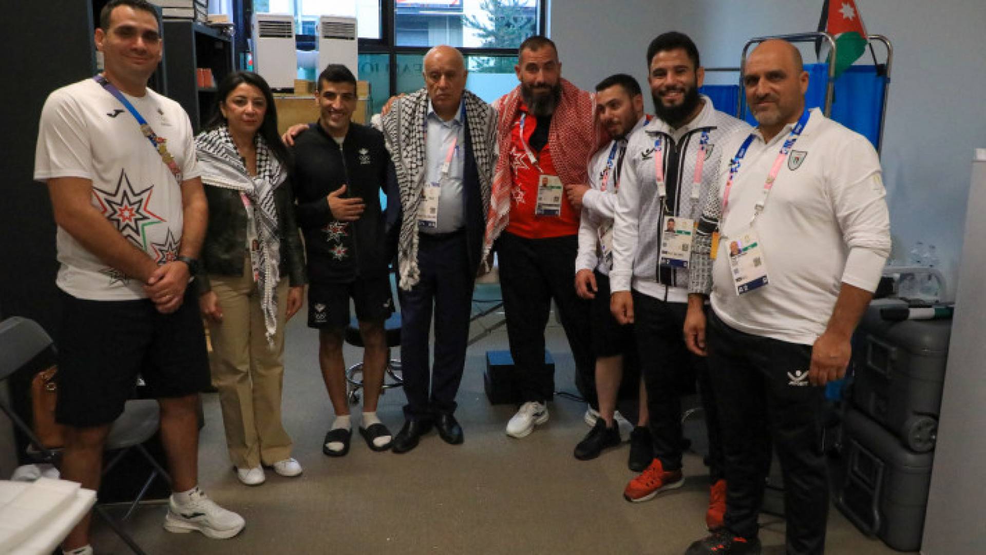 جبريل الرجوب يزور البعثة الأردنية المشاركة في الأولمبياد