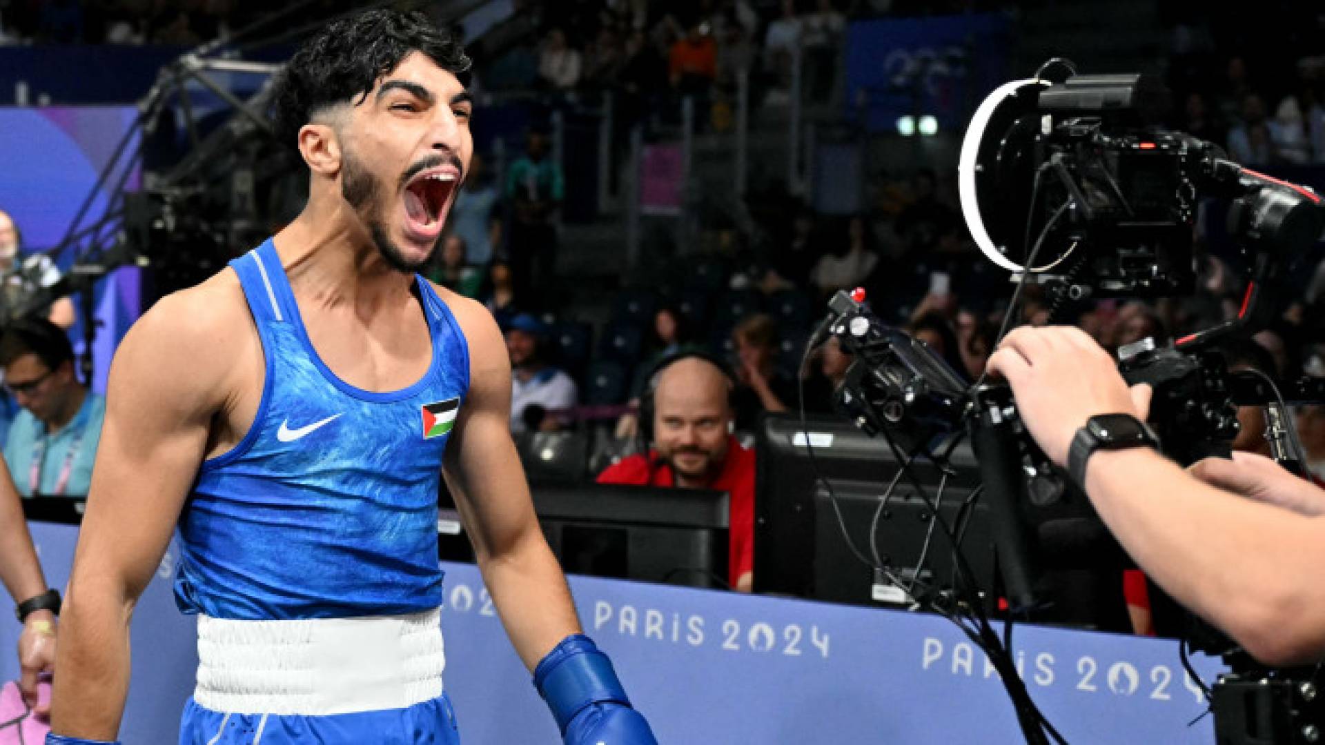 الملاكم الفلسطيني وسيم أبو سل