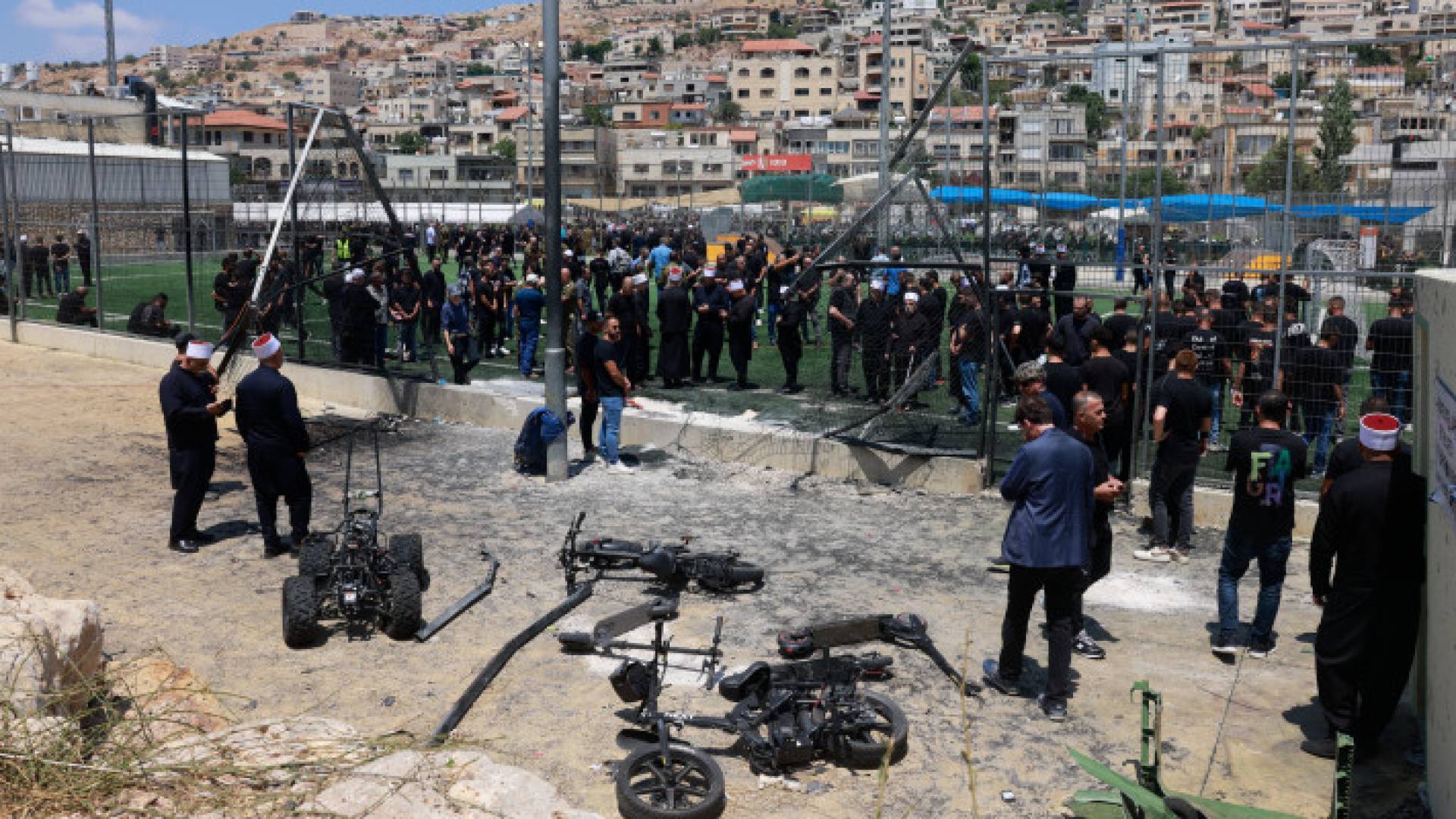 موقع حادثة مجدل شمس