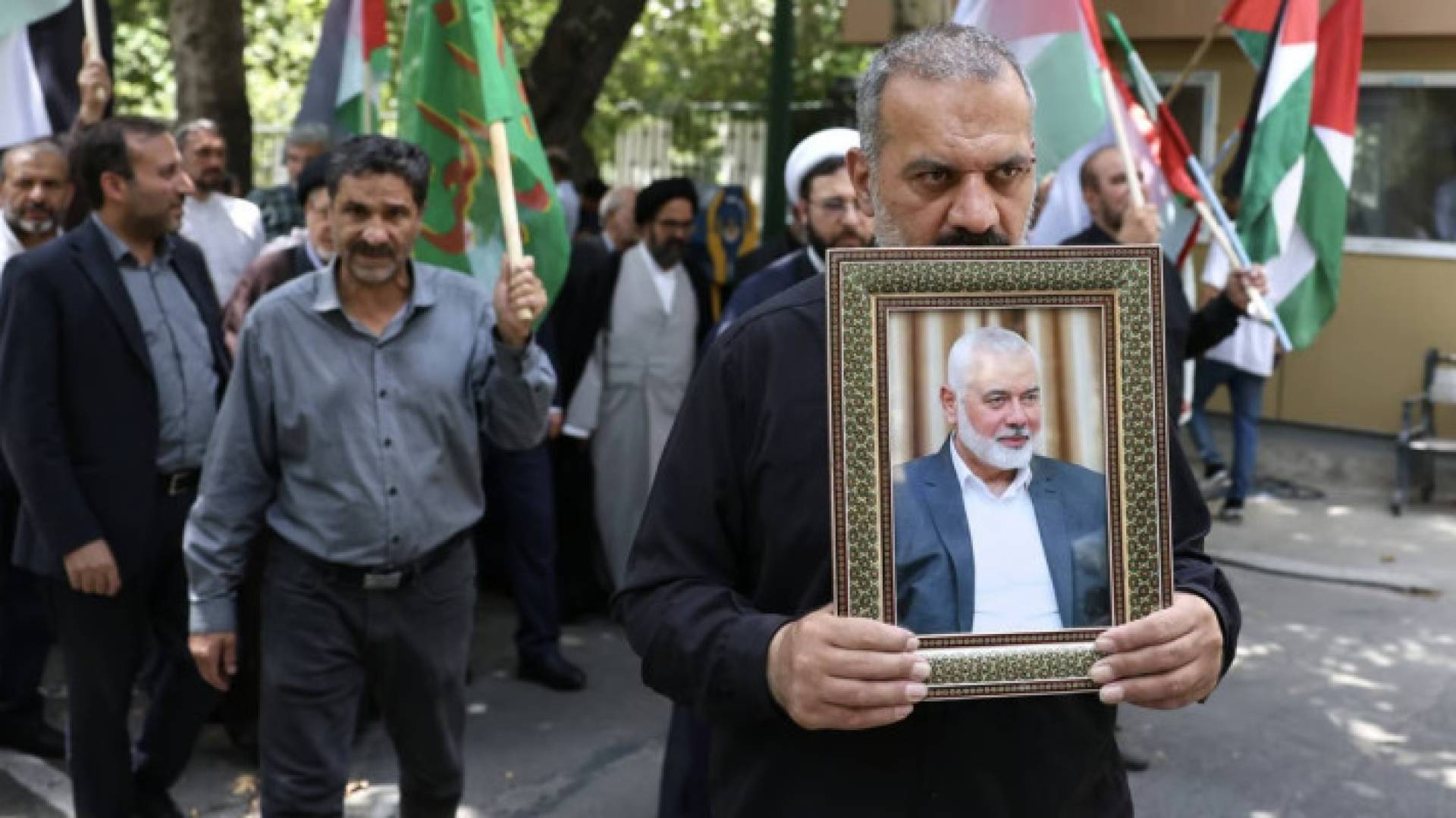 مراسم تشييع جثمان اسماعيل هنية في طهران