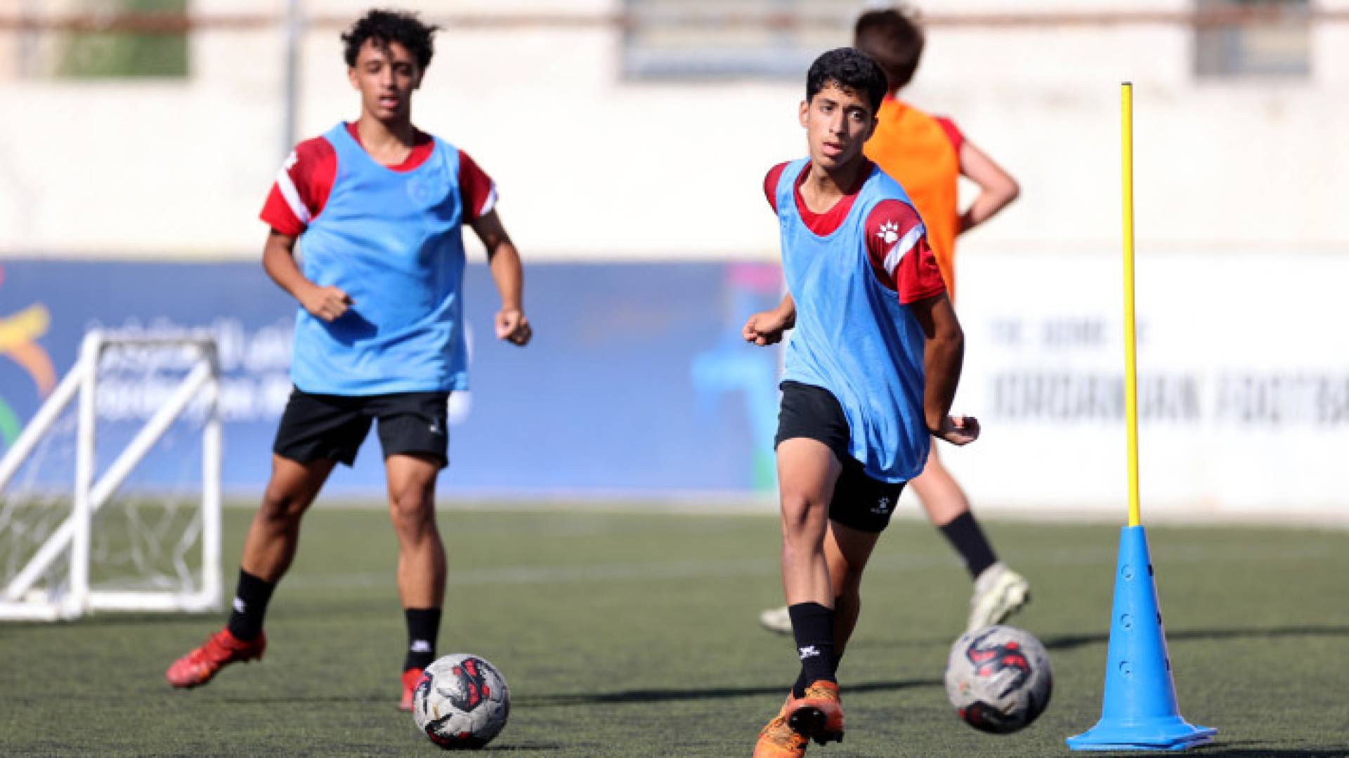 جانب من تدريبات منتخب تحت 15