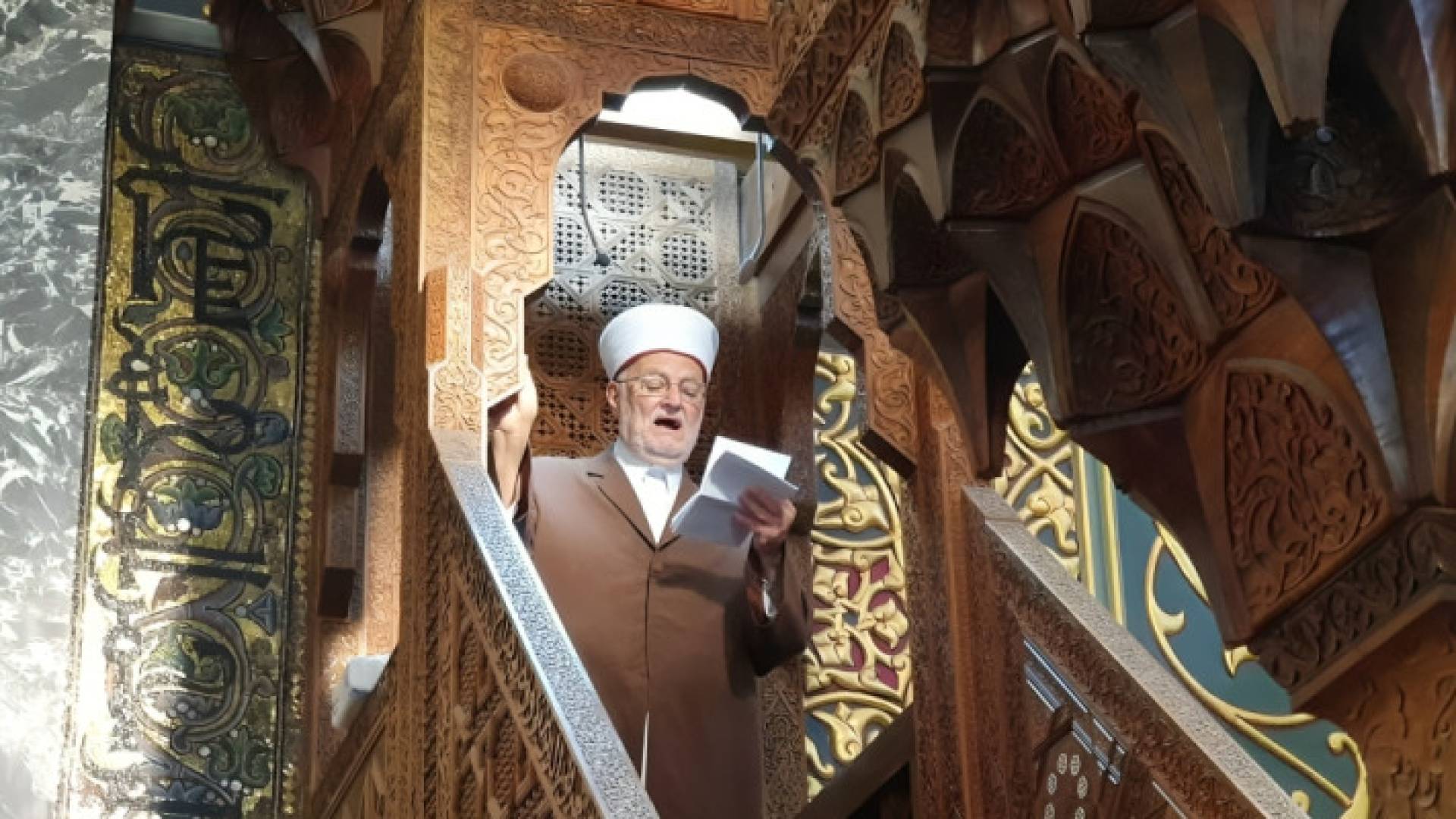 إمام وخطيب المسجد الاقصى المبارك الشيخ عكرمة صبري