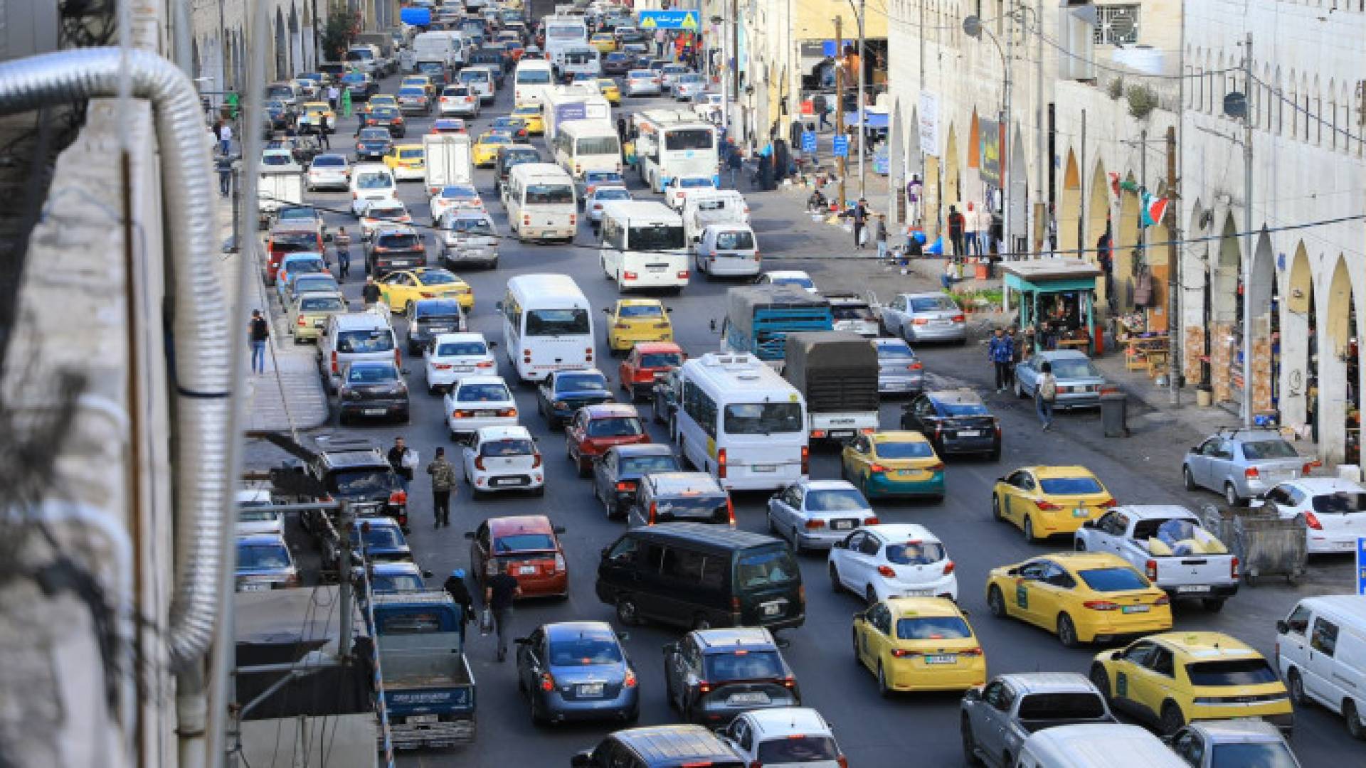 أزمة مرورية في وسط البلد - تعبيرية