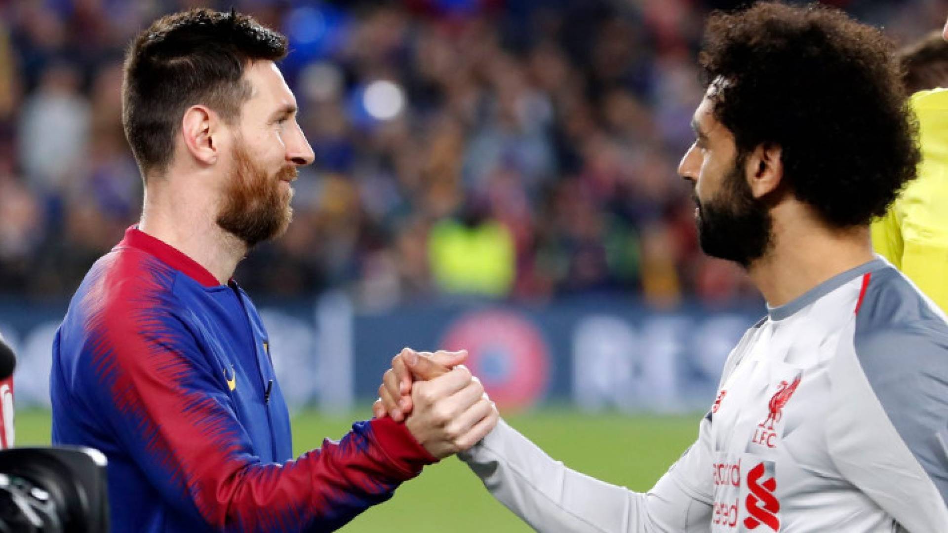 محمد صلاح وليونيل ميسي