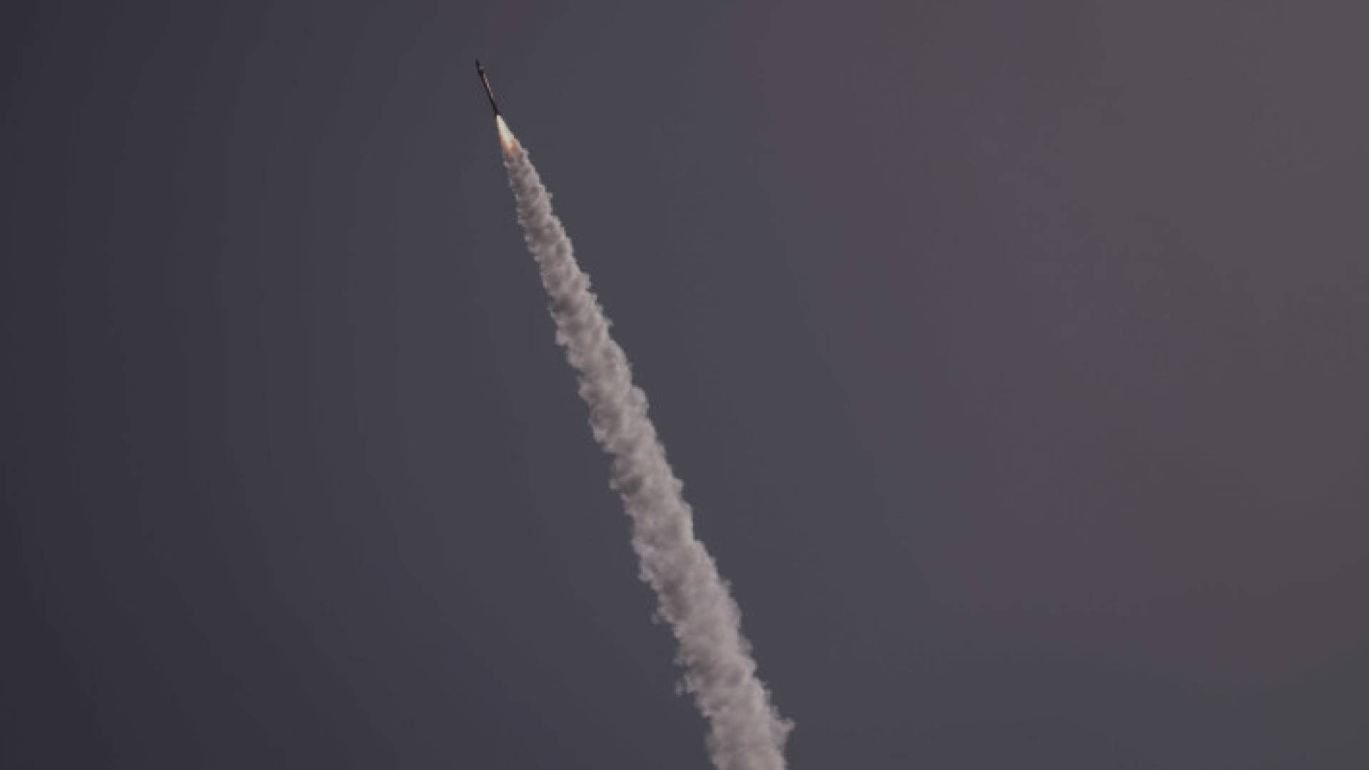 صاروخ أطلق من غزة