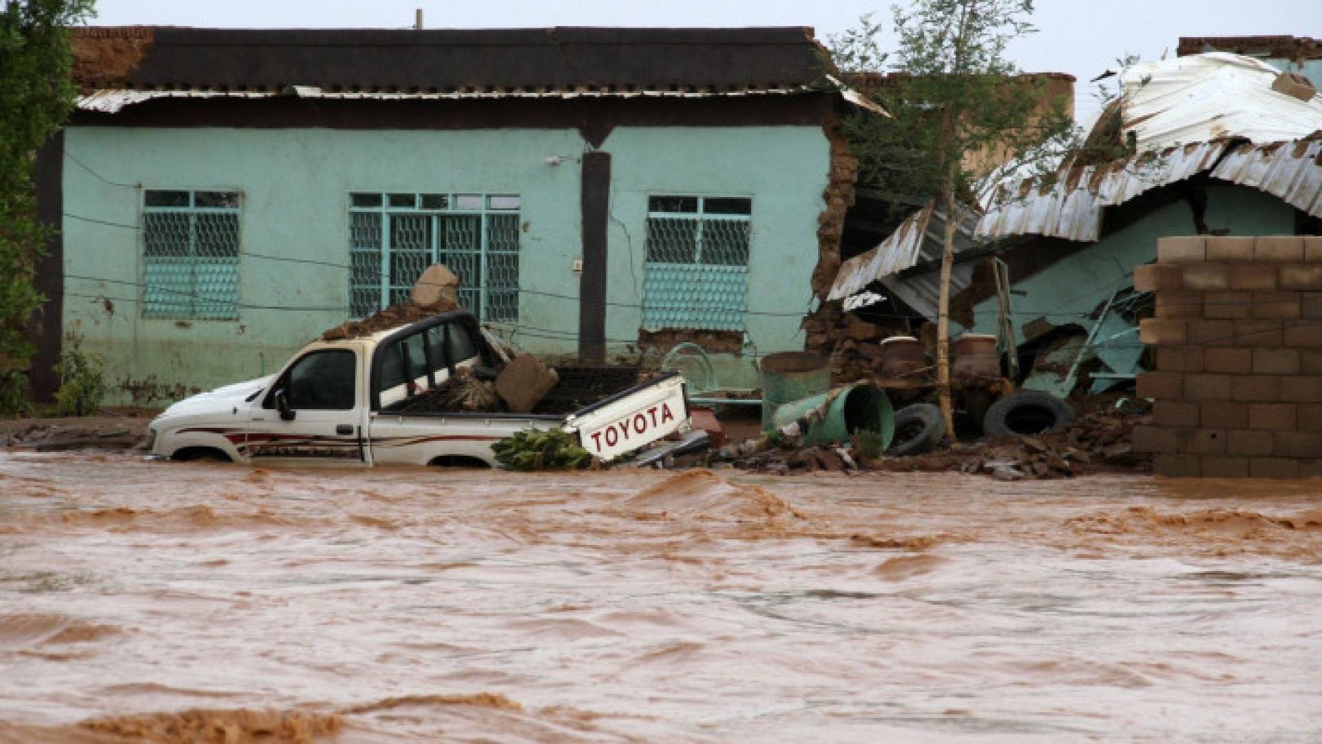فيضانات وأمطار غزيرة في السودان