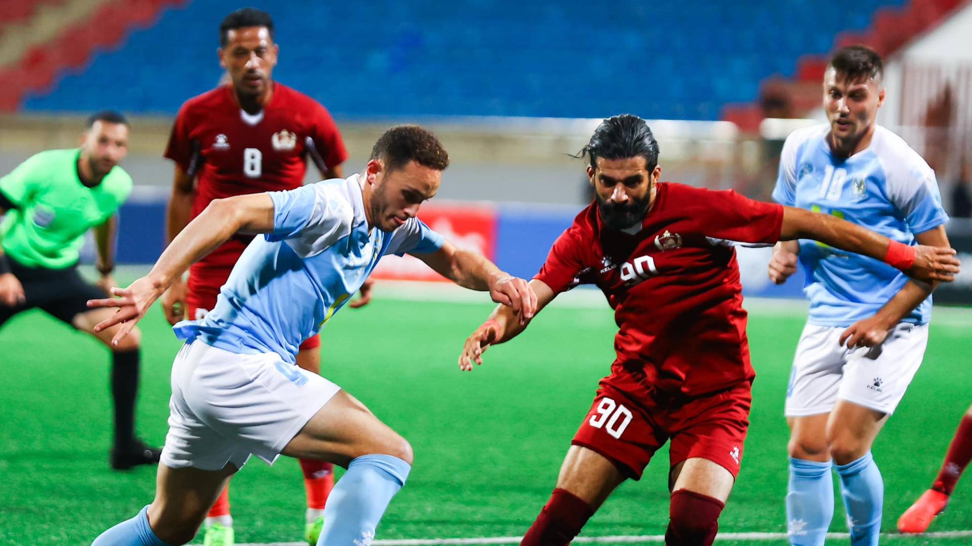 من مباراة الفيصلي ومعان