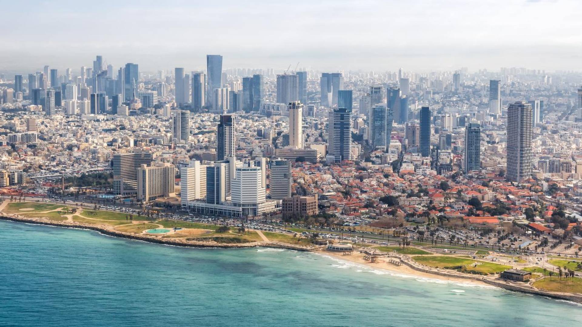 جانب من مدينة تل أبيب المحتلة