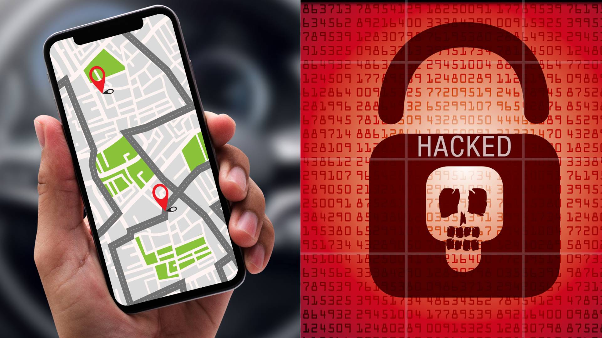 صورة تظهر اختراق إلكتروني