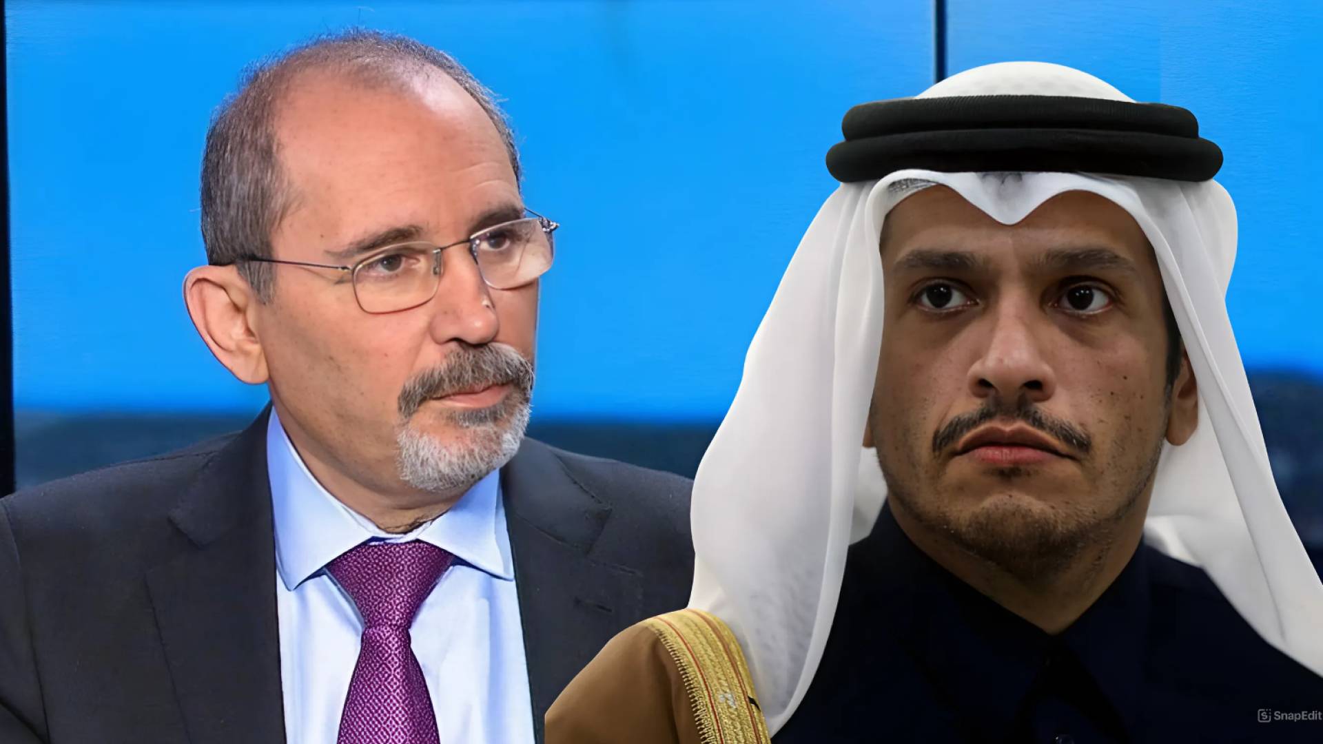 الصفدي ونظيره القطري