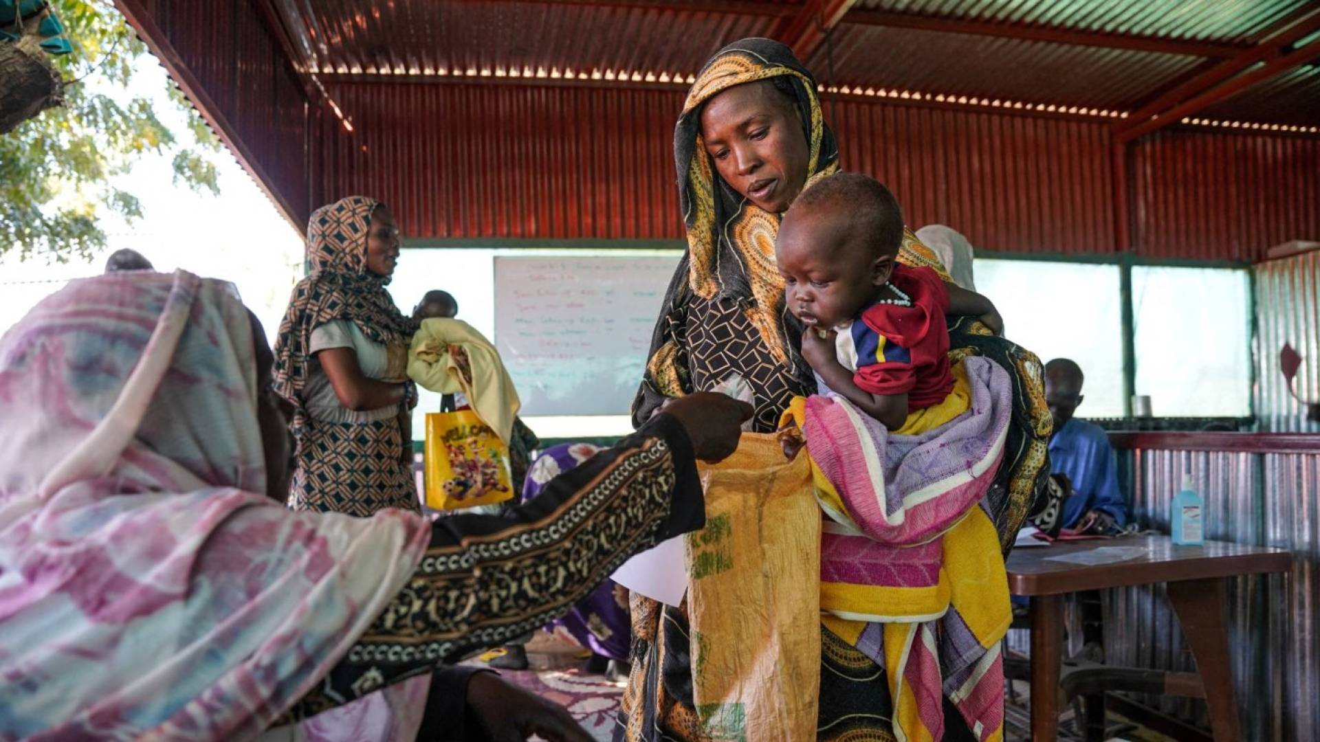 أحد المراكز الصحية في السودان